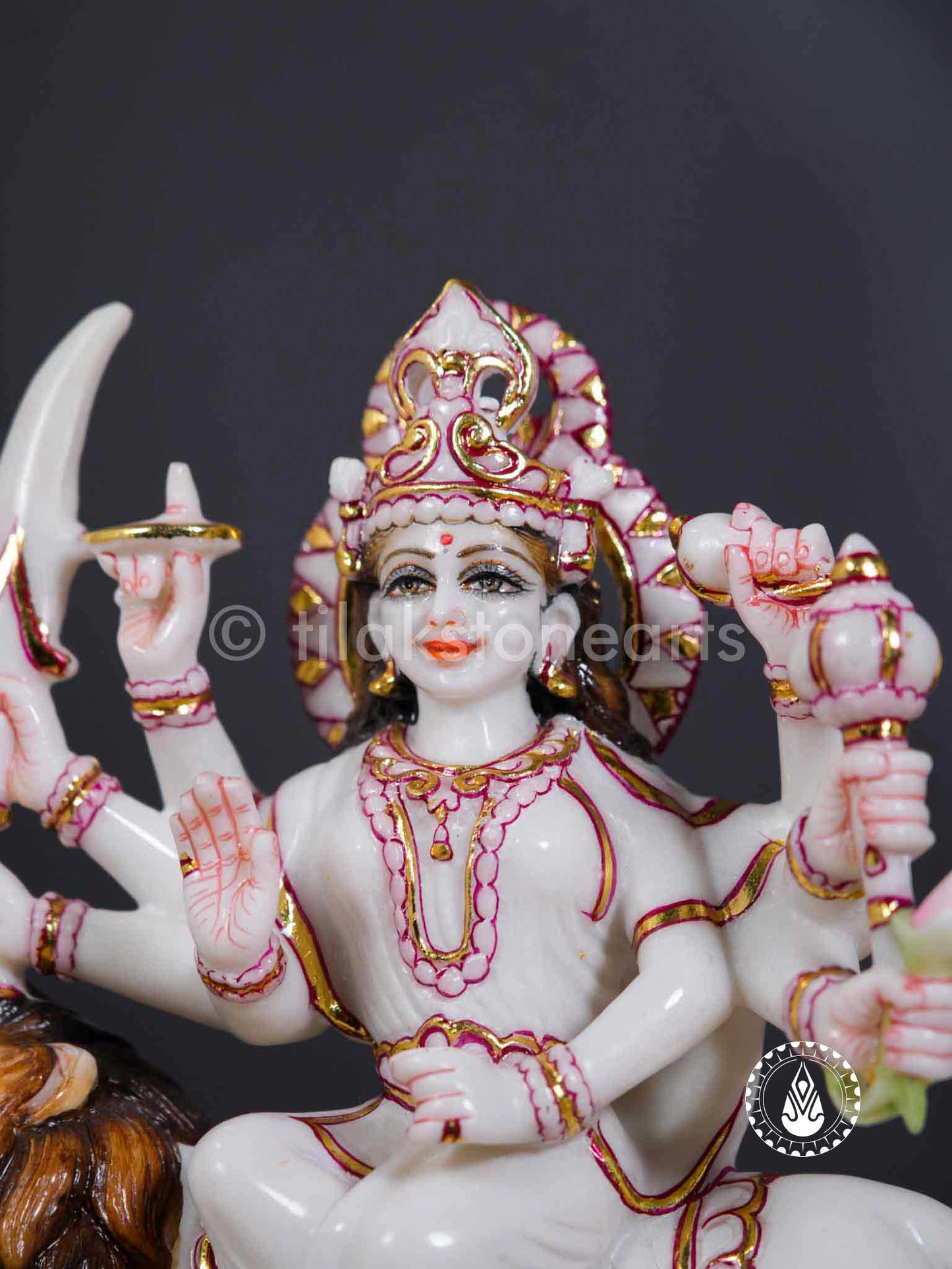Durga Maa 12" | Swiss White (Imported)