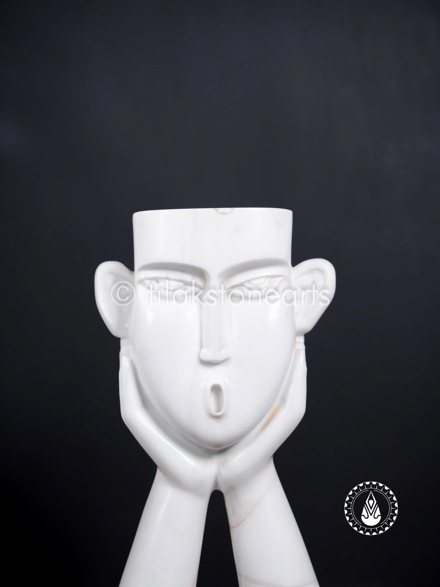 The Celestial Face 16" | White Spider