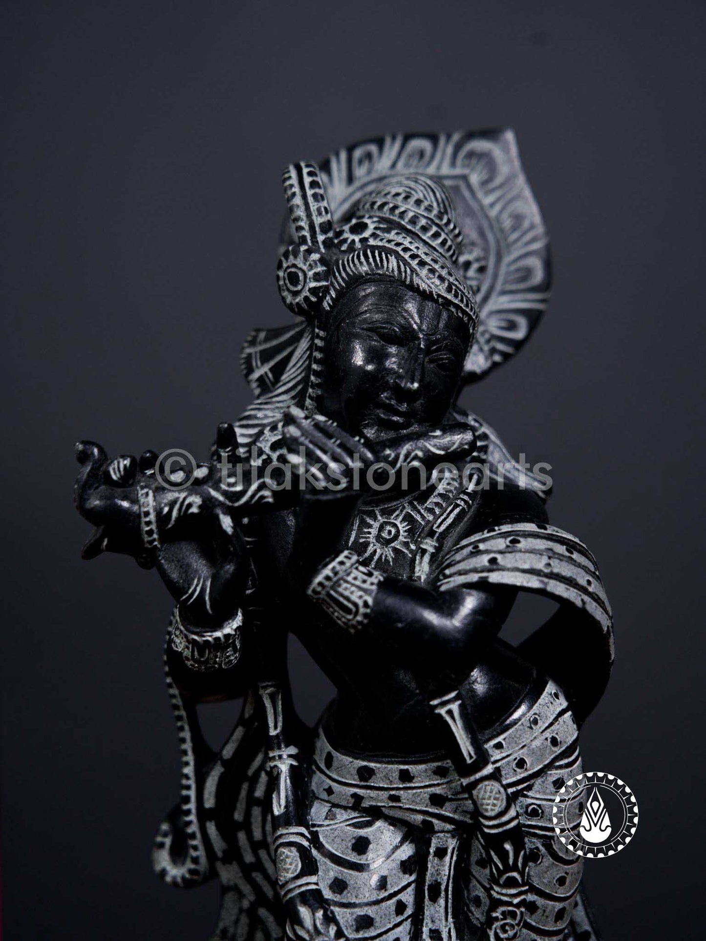 Krishna Ji 12" | Mid Night Black Stone