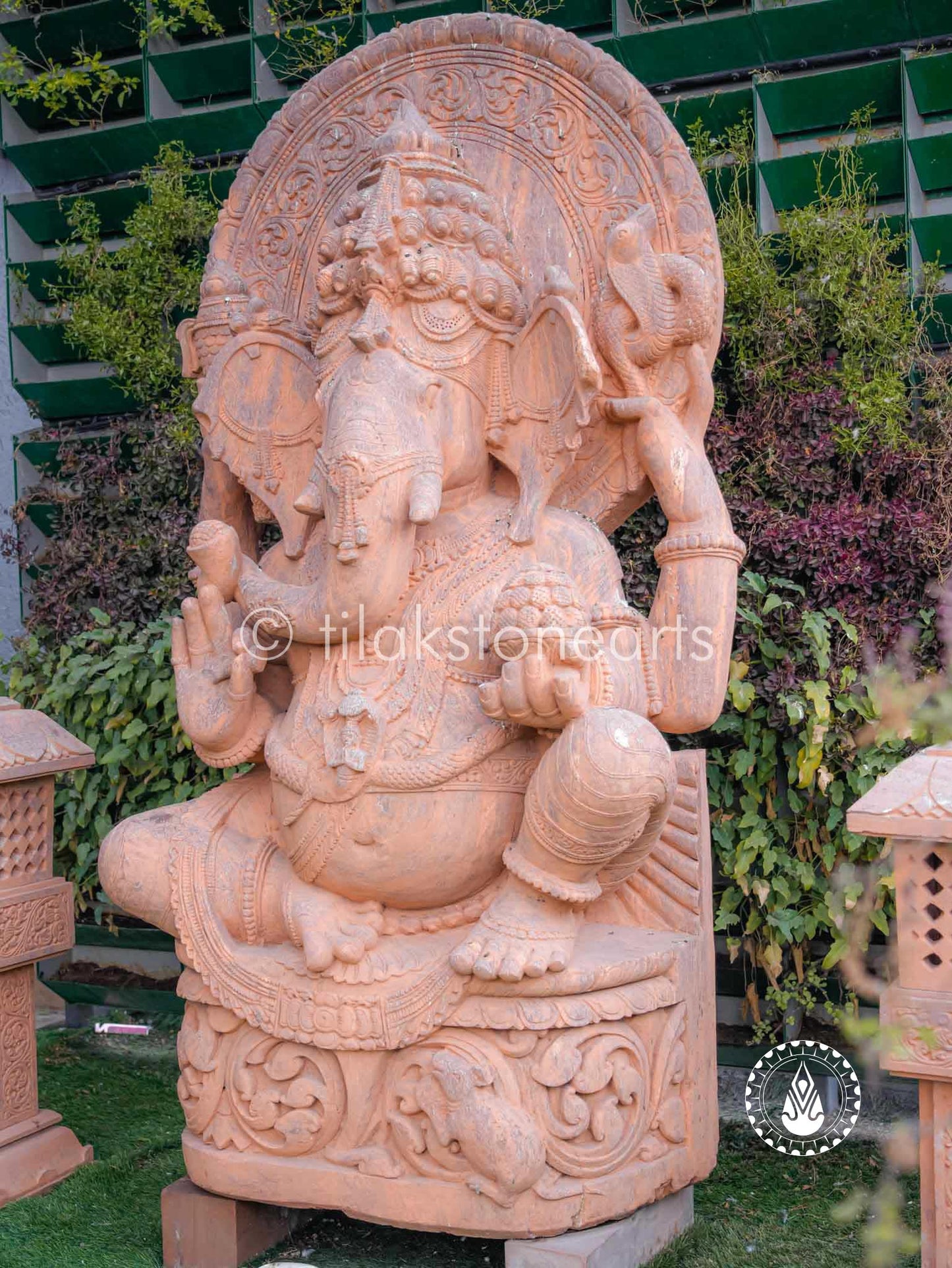 The Grand Ganesha 84" | Red Sandstone