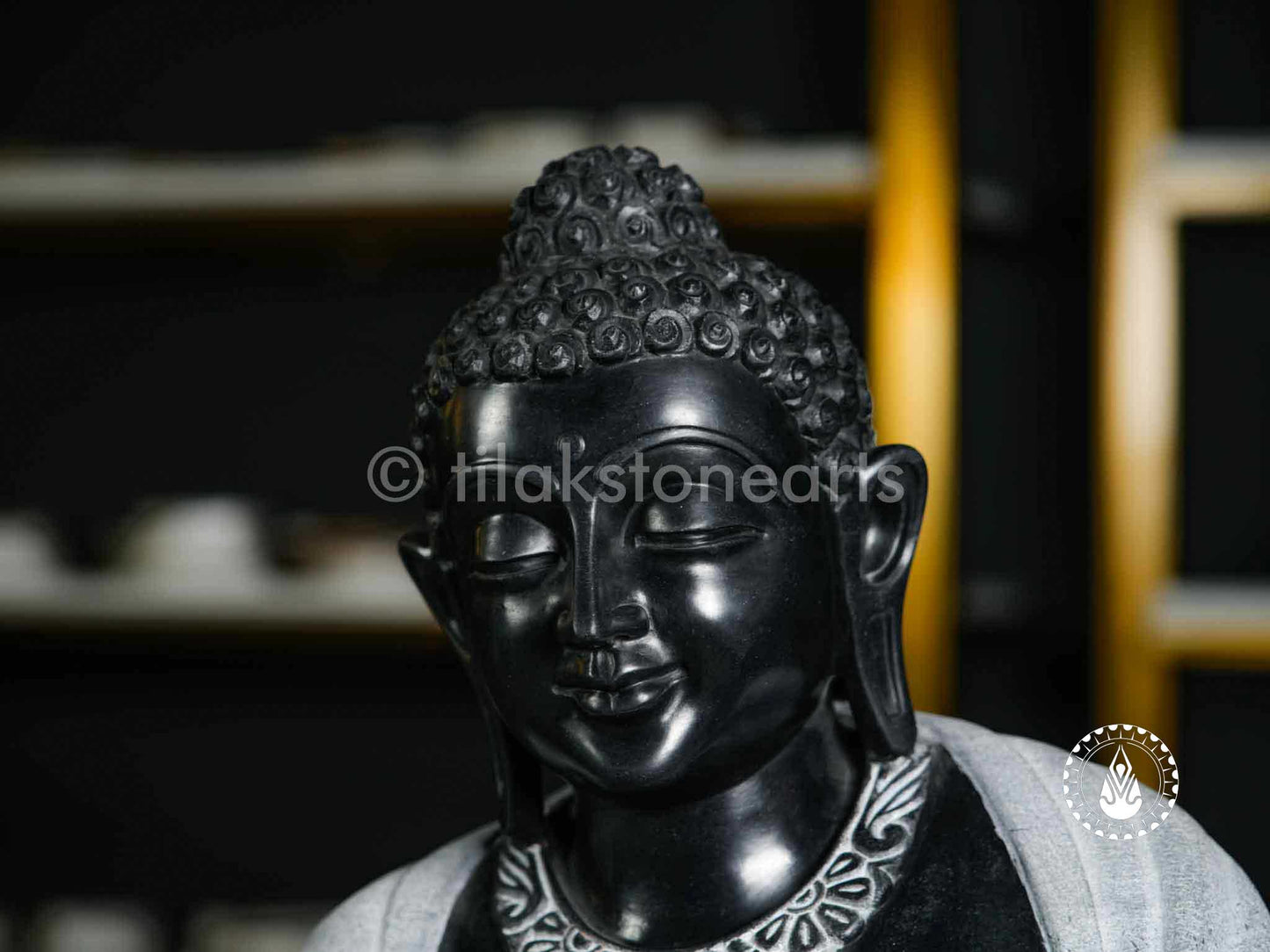 Buddha Ji 28" | Mid Night Black Stone
