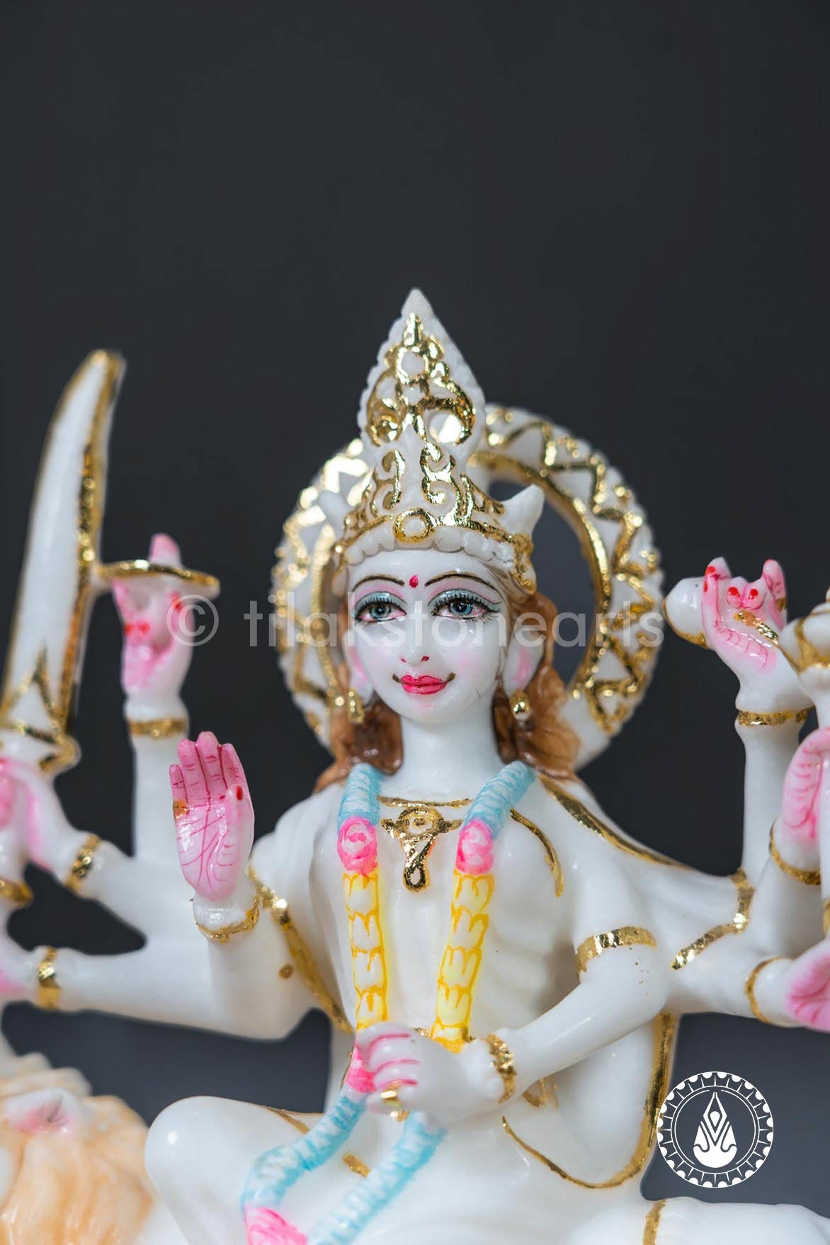 Durga Maa 9" | Swiss White (Imported)