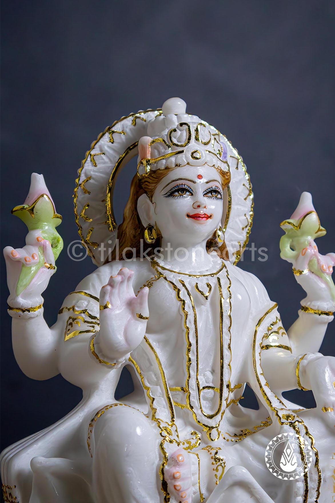 Laxmi Maa 12" | Swiss White (Imported)