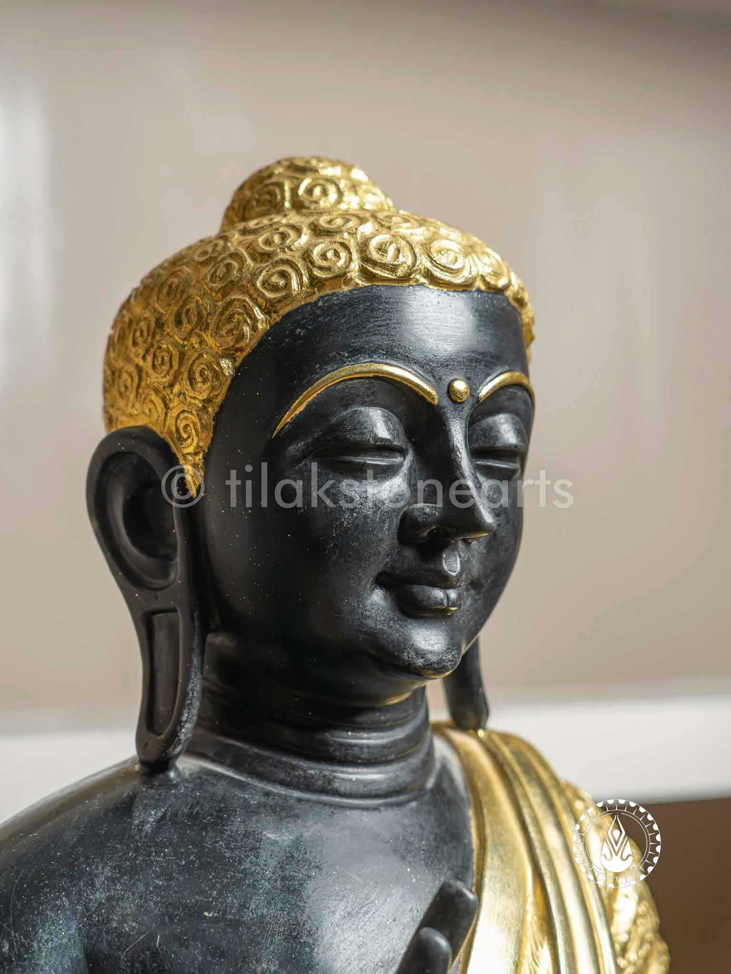 Buddha Ji 30" | Mid Night Black Stone