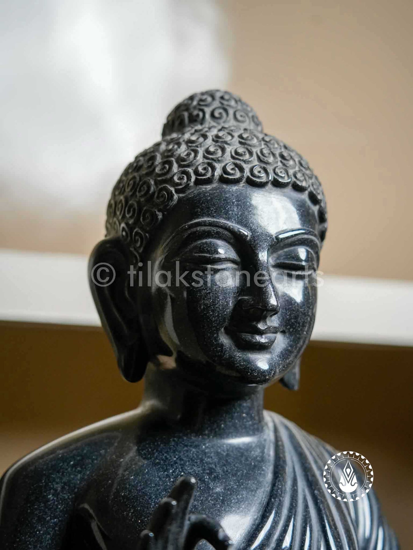 Buddha Ji 25" | Mid Night Black Stone