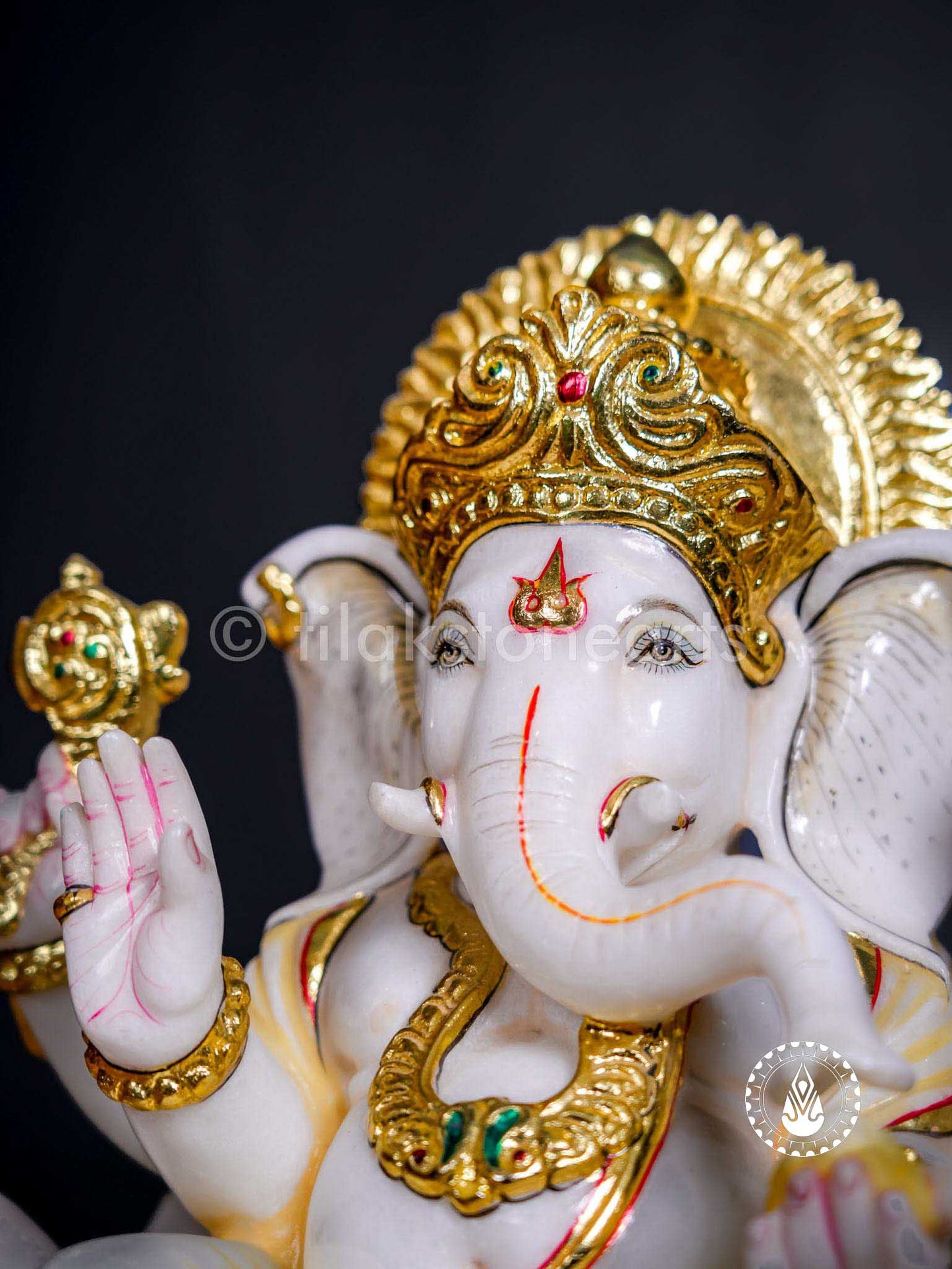Ganesha 15" | Swiss White (Imported)