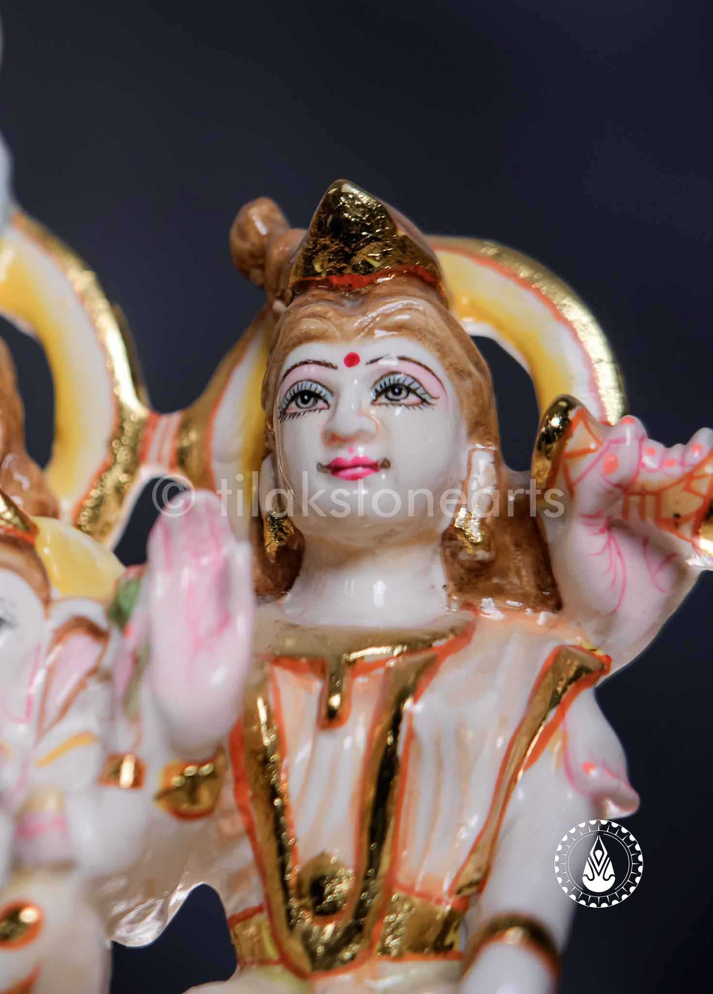 Shiv Parivar 9" | Cultured Marble