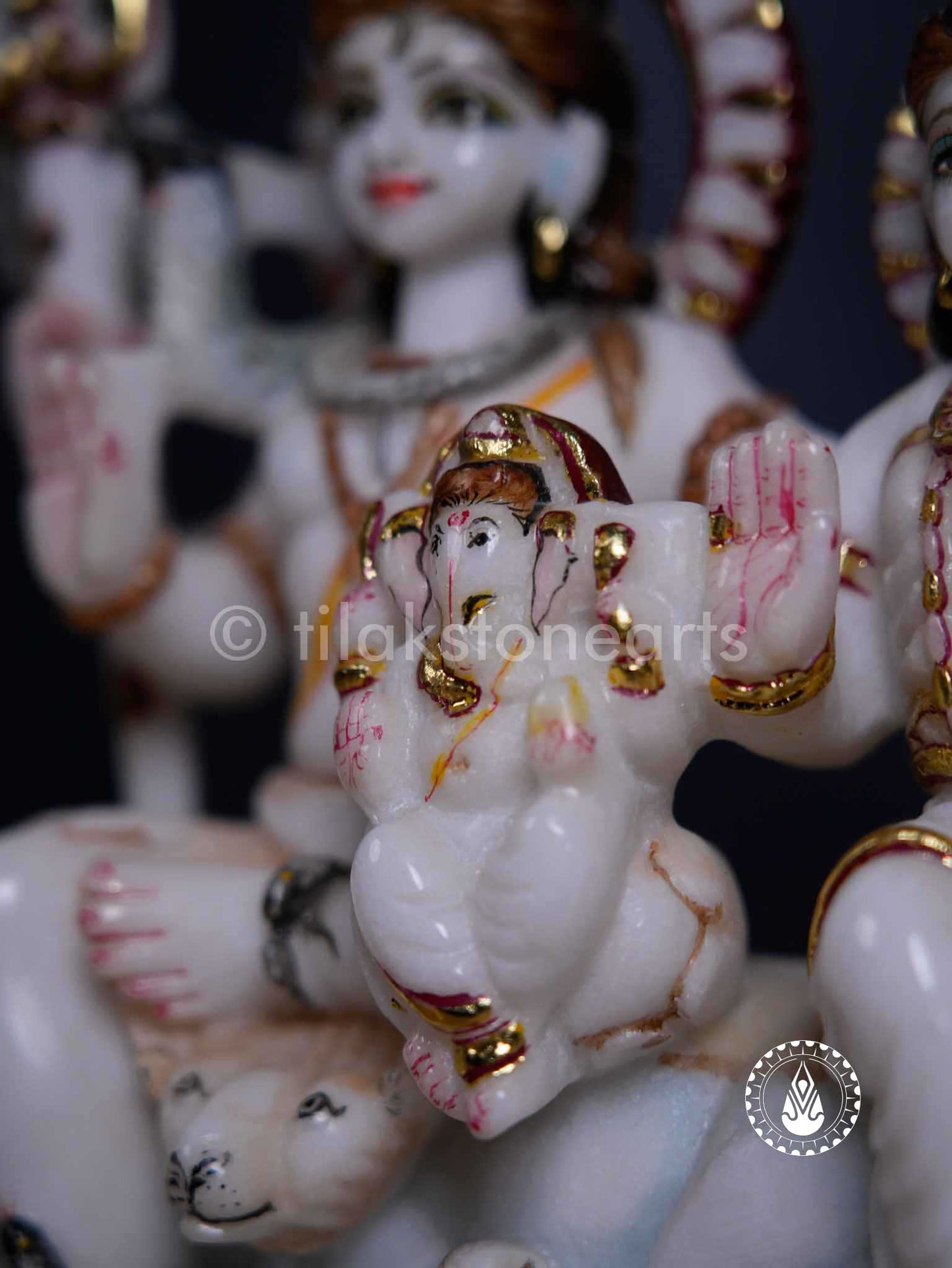 Shiv Parivar 9" | Swiss White(Imported)