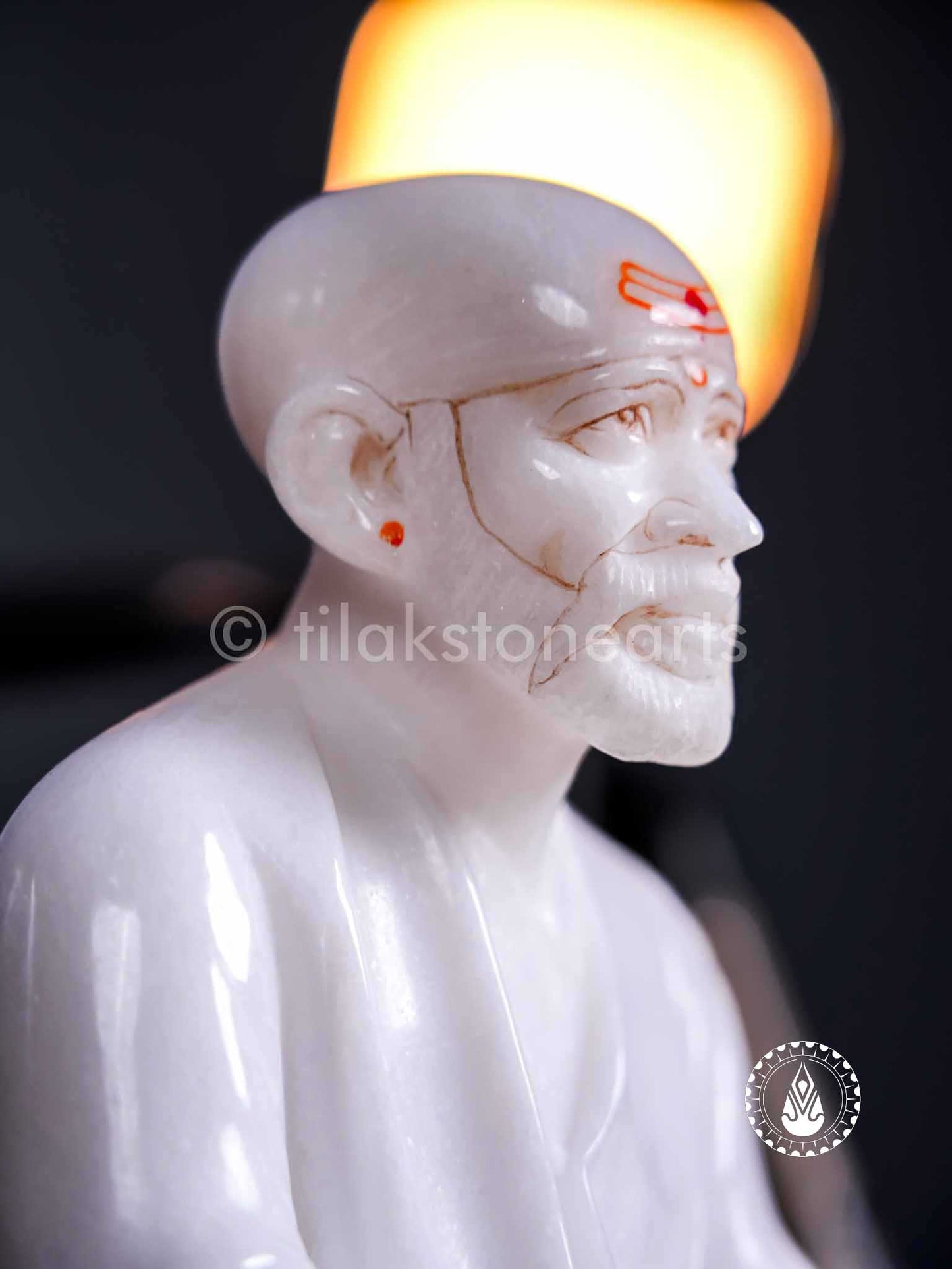 Sai Baba 18" | Swiss White(Improted)