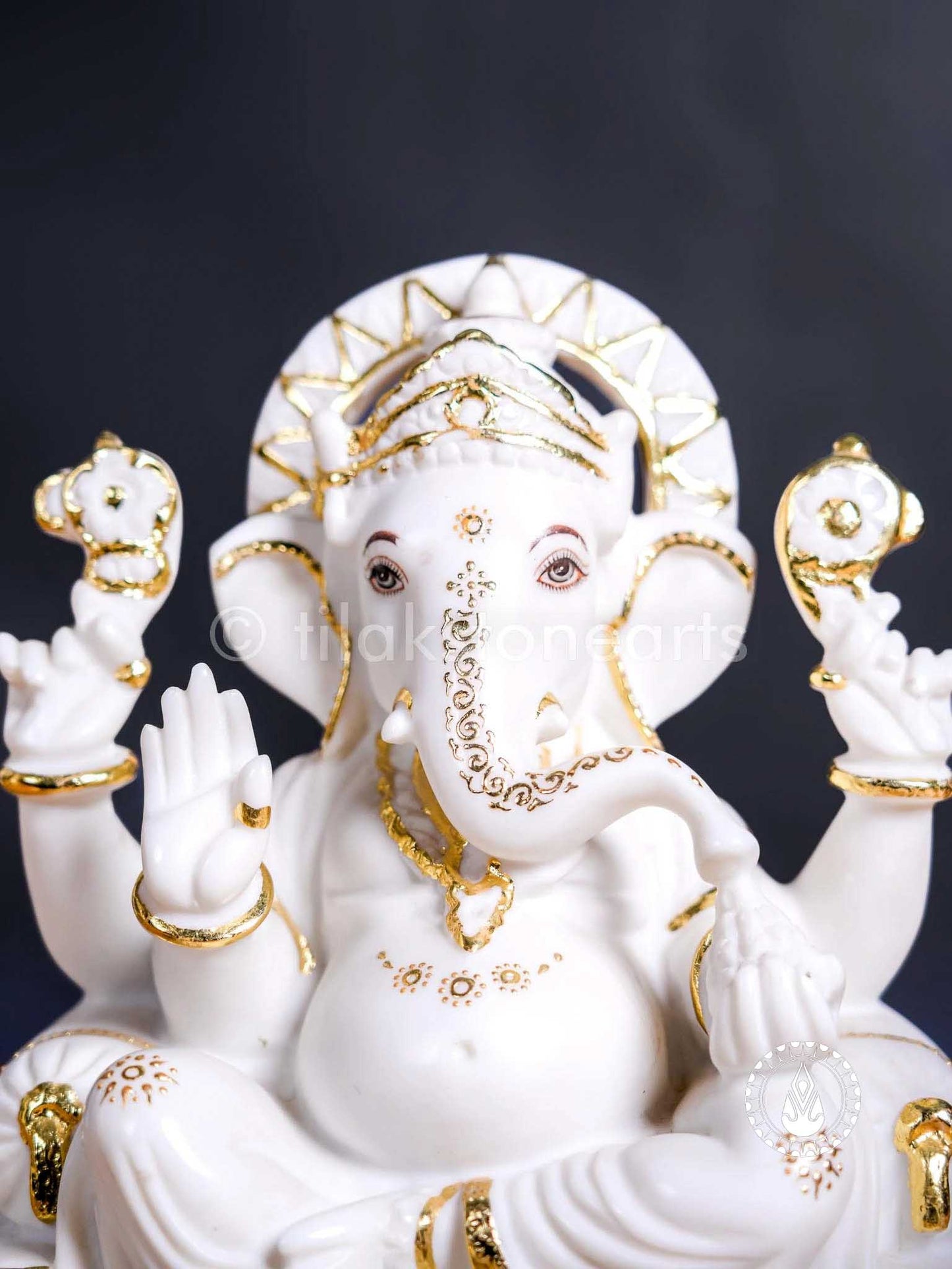 Ganesha 11" | Cultured Marble