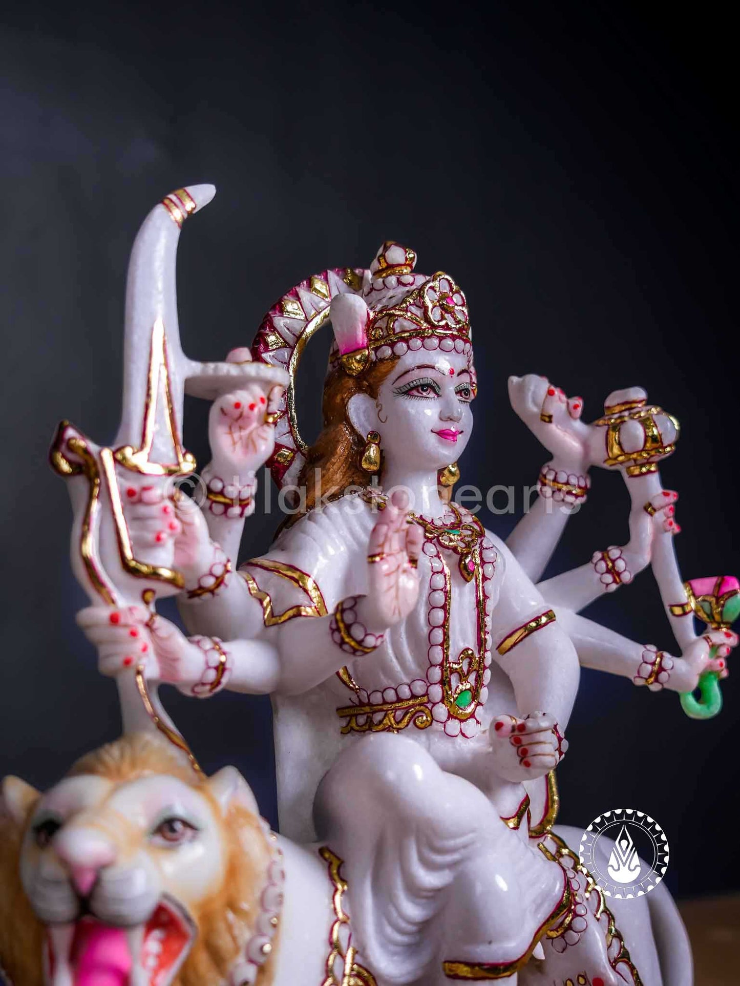 Durga Maa 18" | Swiss White (Imported)