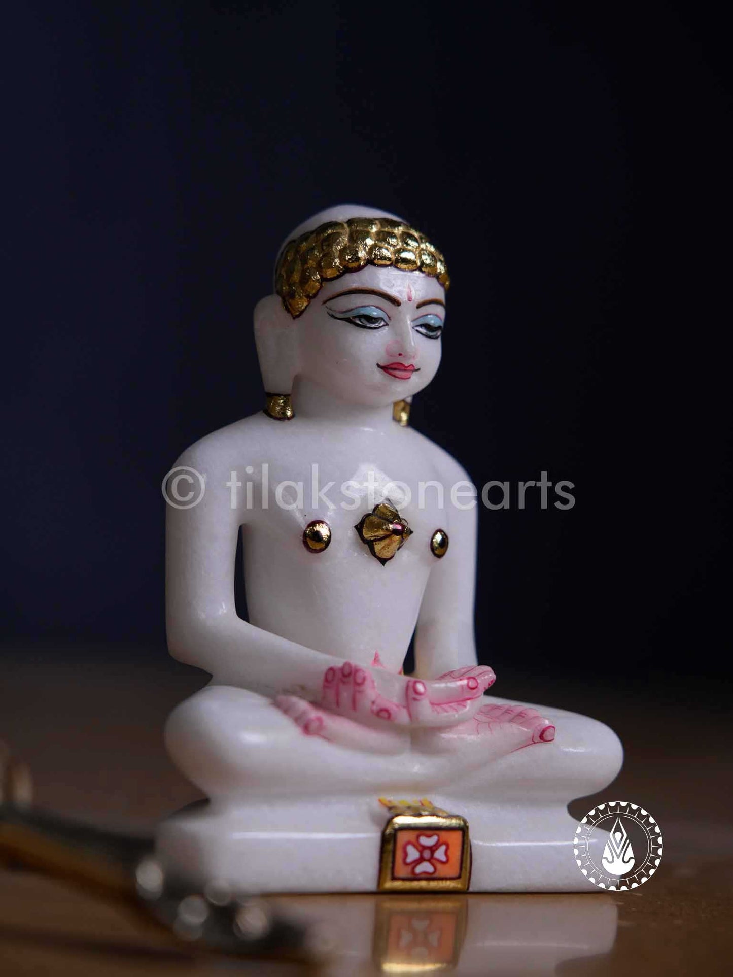 Jain God 5" | Swiss White (Imported)