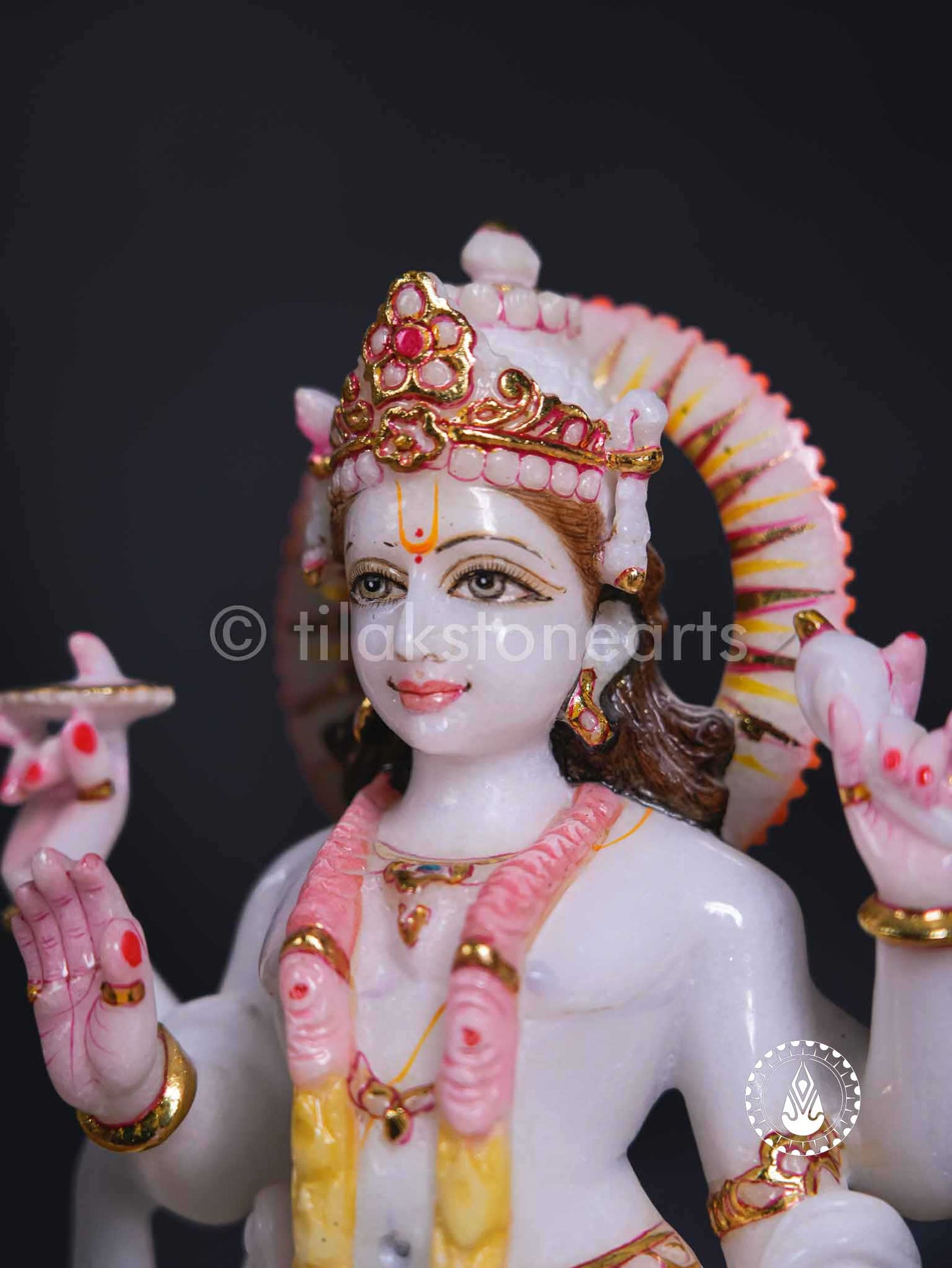 Vishnu Laxmi 12" | Swiss White (Imported)