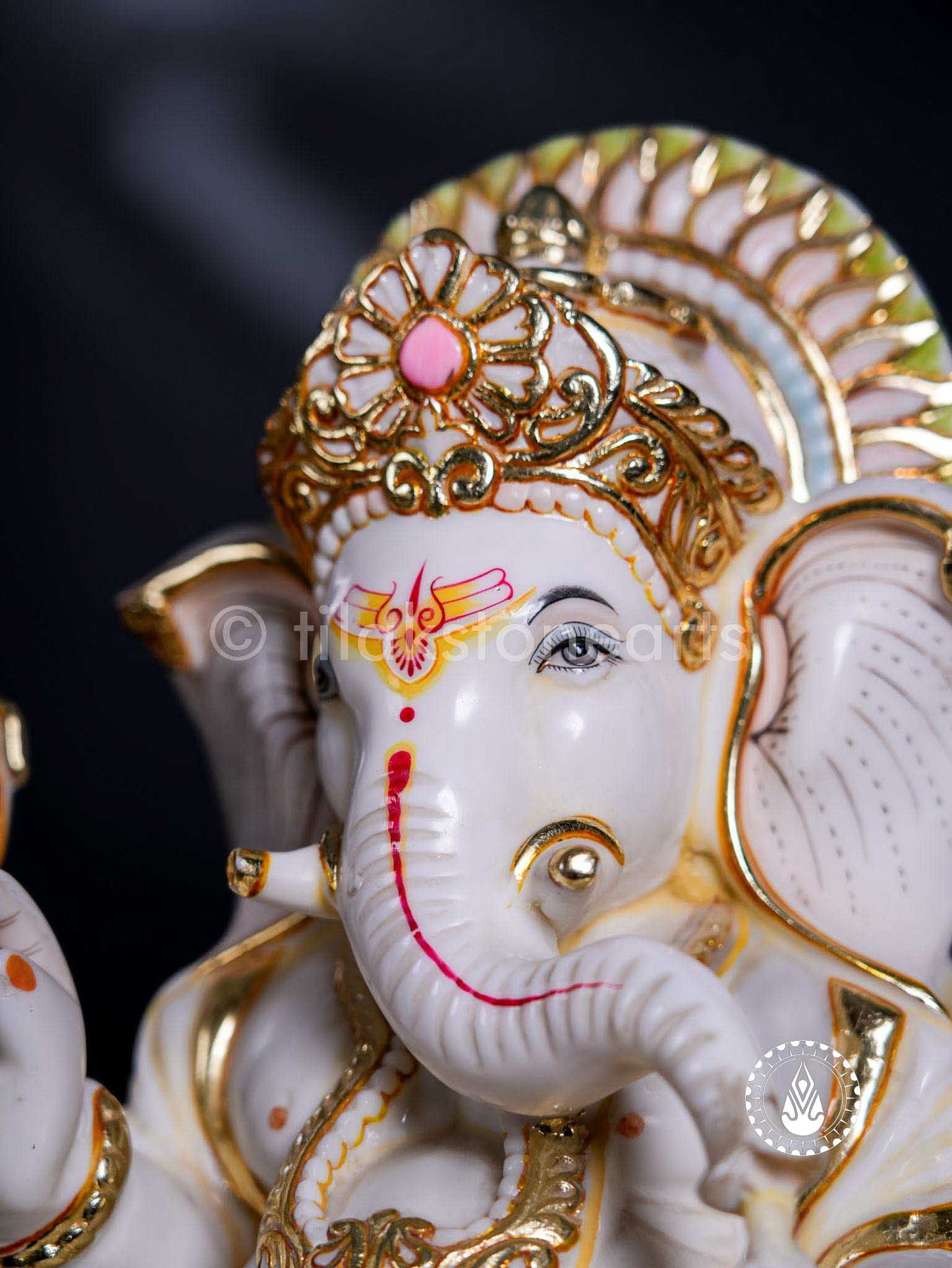 Ganesha 18" | Cultured Marble