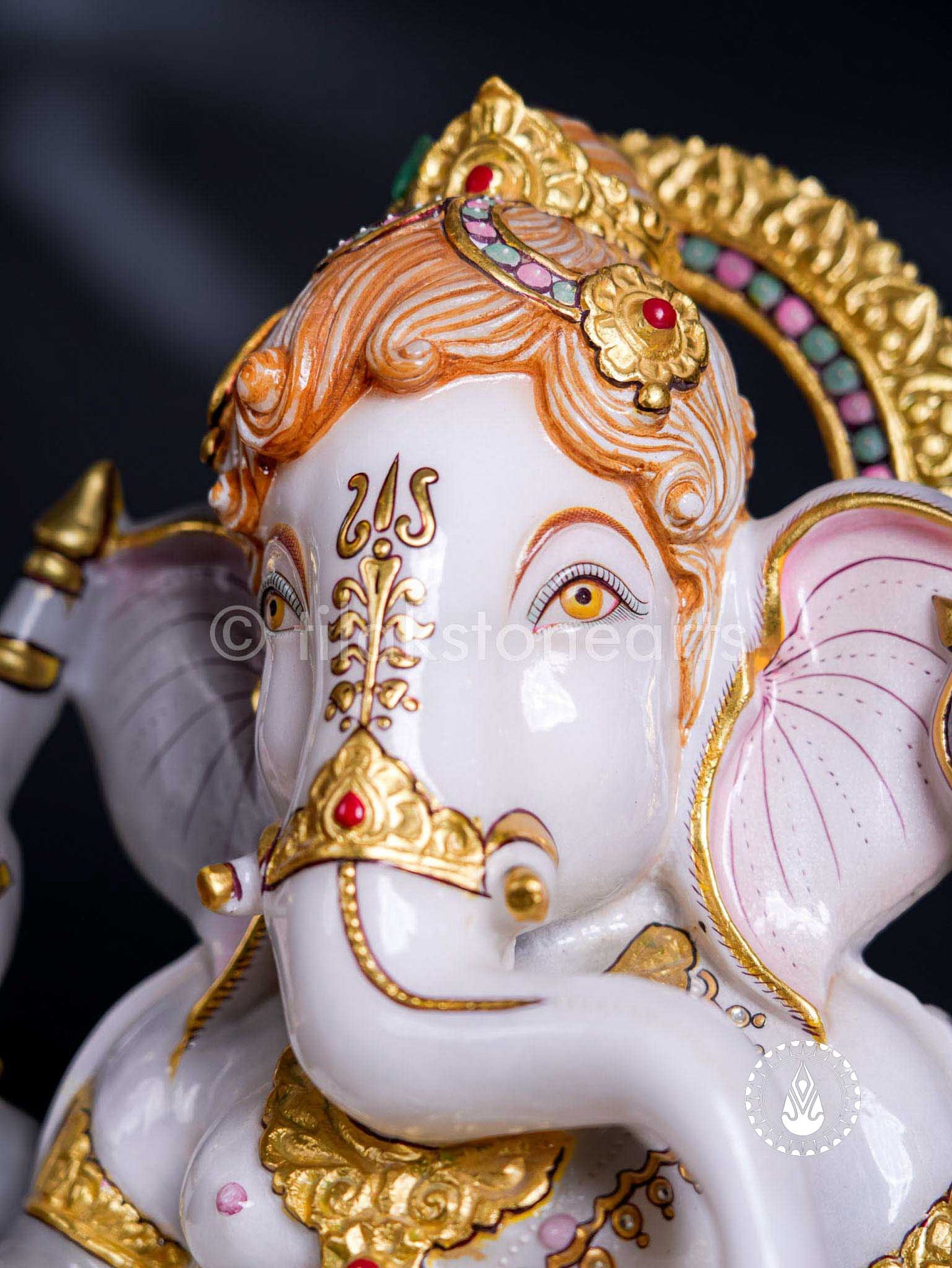 Ganesha 18" | Swiss White (Imported)