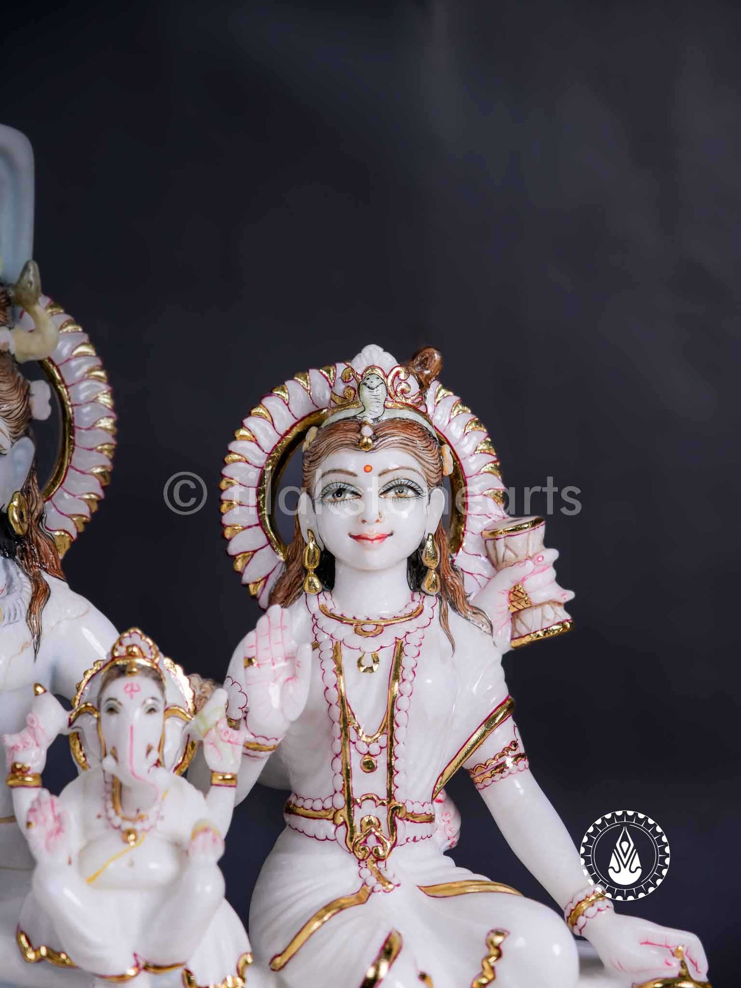 Shiv Parivar 18" | Swiss White(Imported)