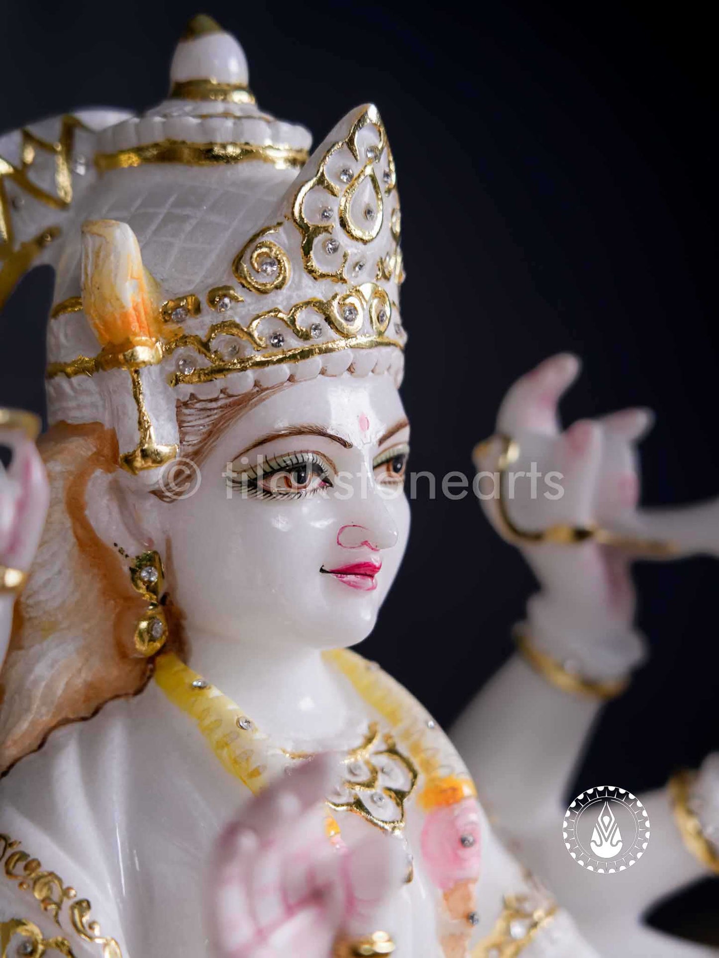 Durga Maa 22" | Swiss White (Imported)