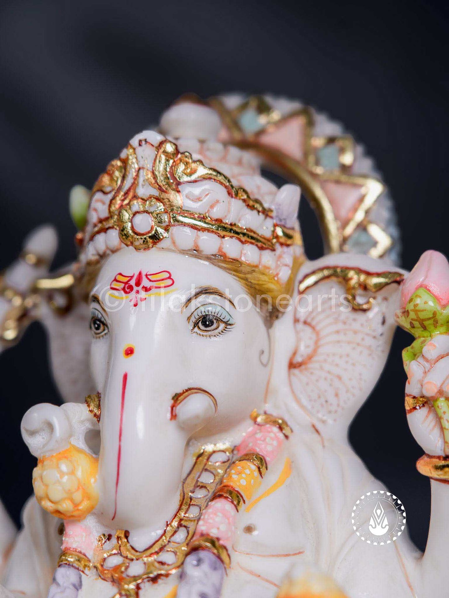 Ganesha 12" | Cultured Marble