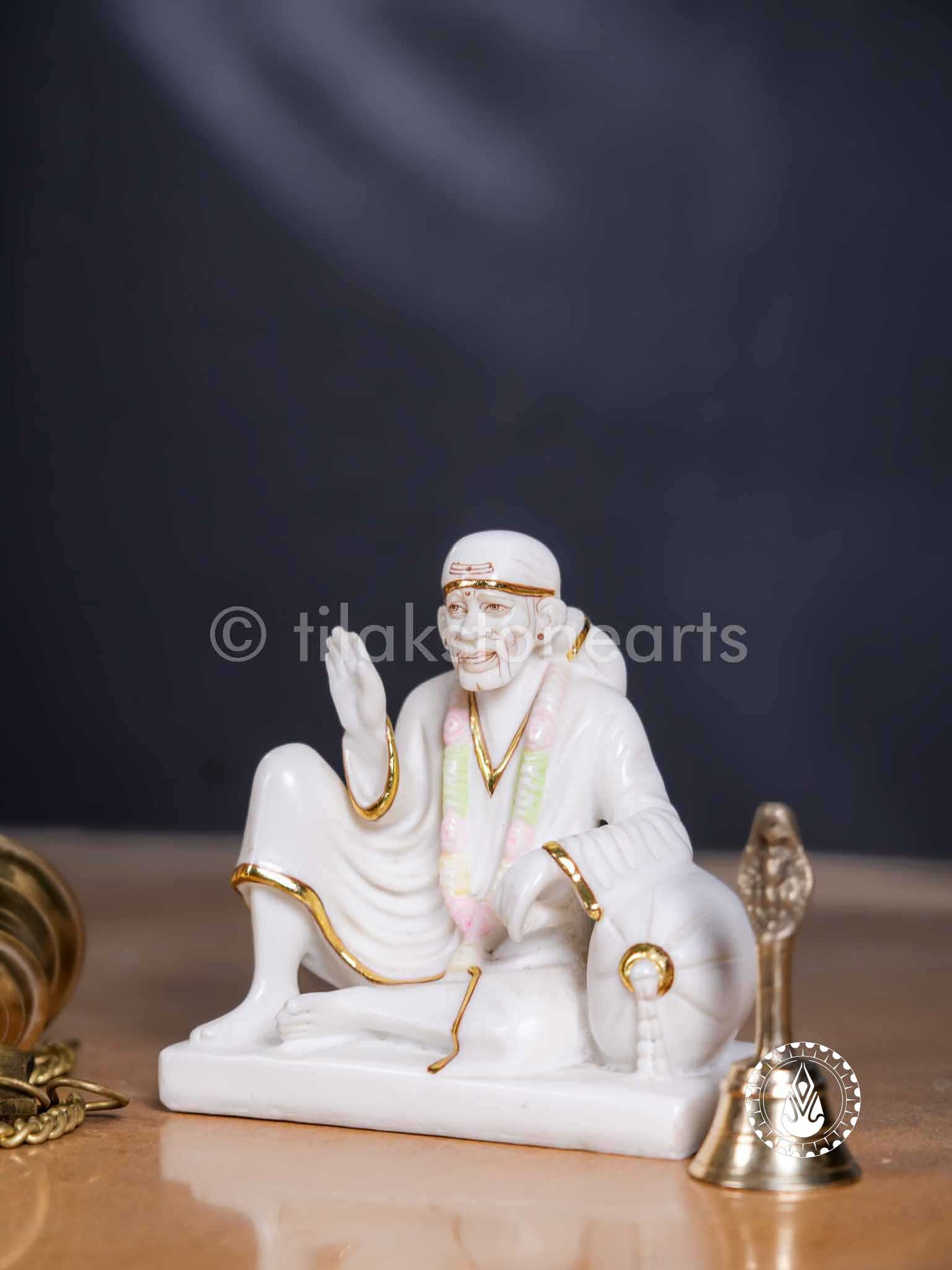 Sai Baba 6" | Cultured Marble