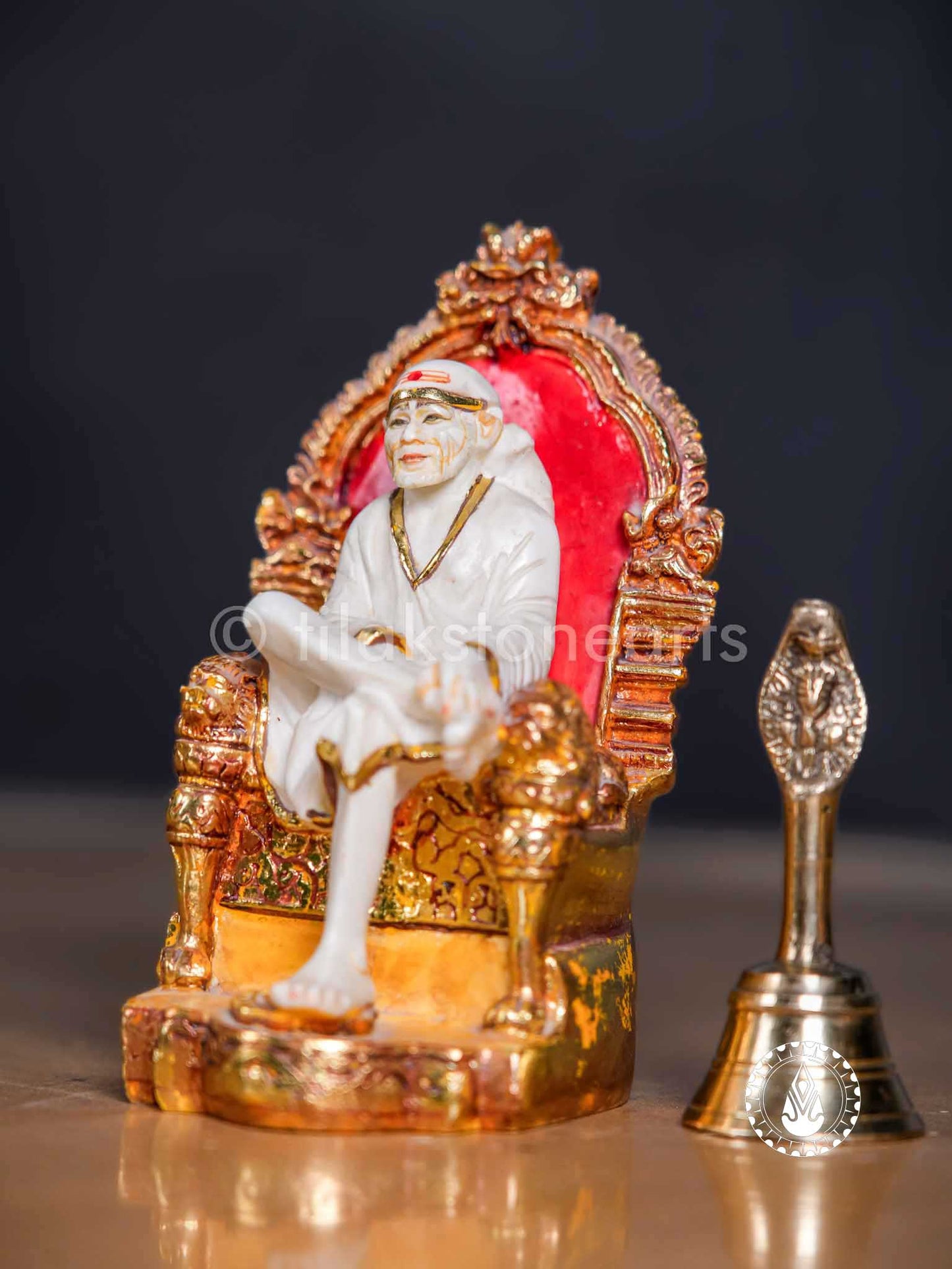 Sai Baba 6" | Cultured Marble