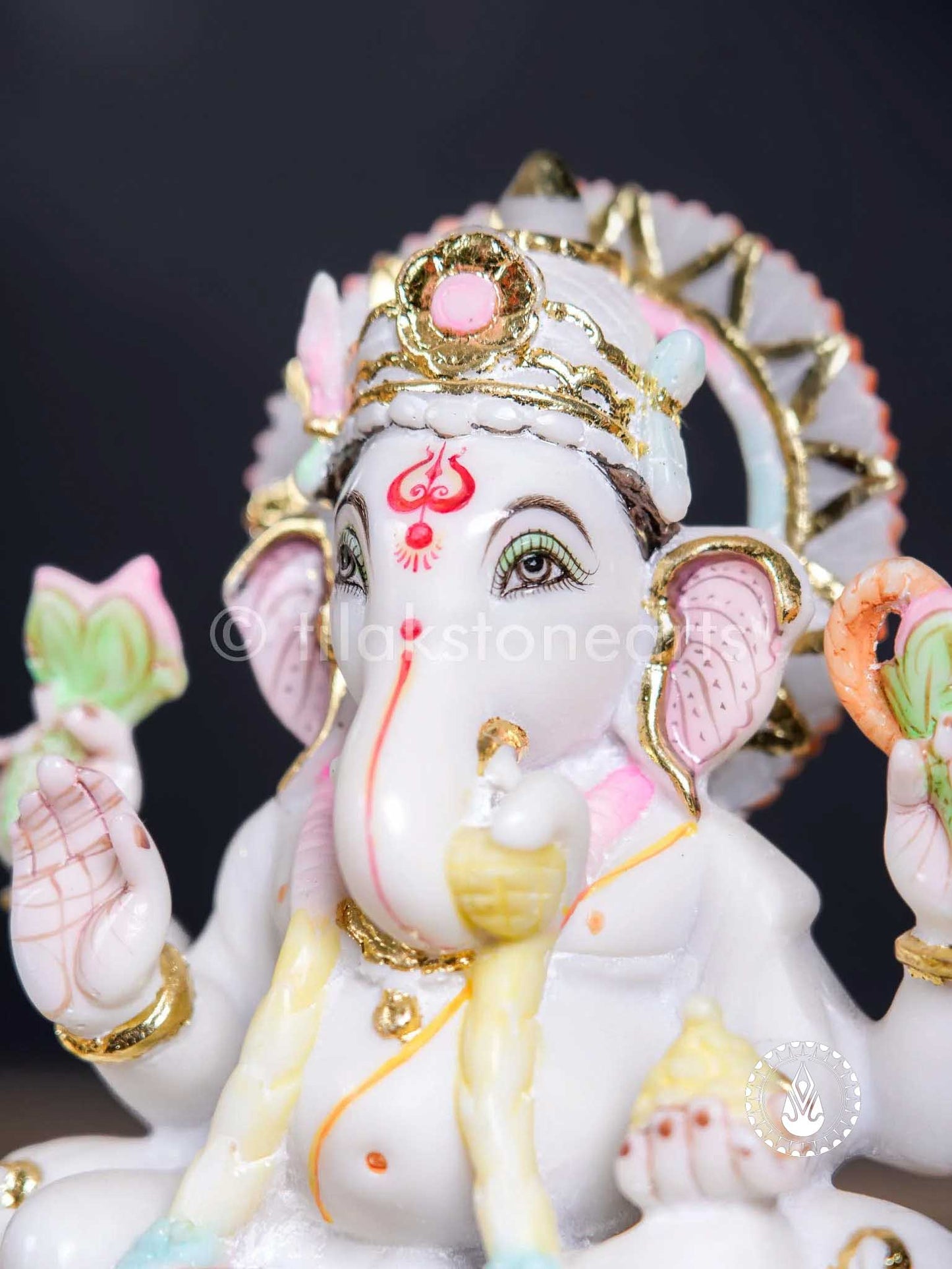 Ganesha 9" | Cultured Marble
