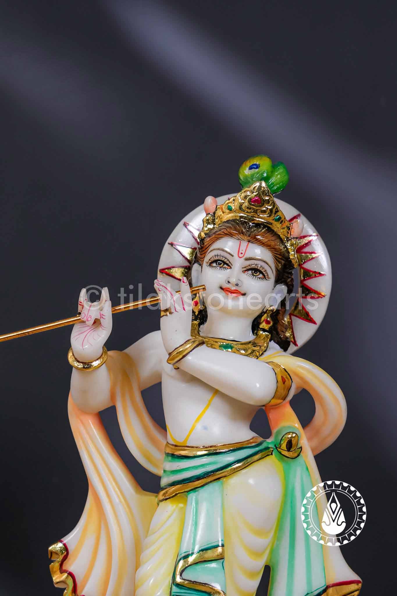 Radha Krishna 12" | Swiss White (Imported)