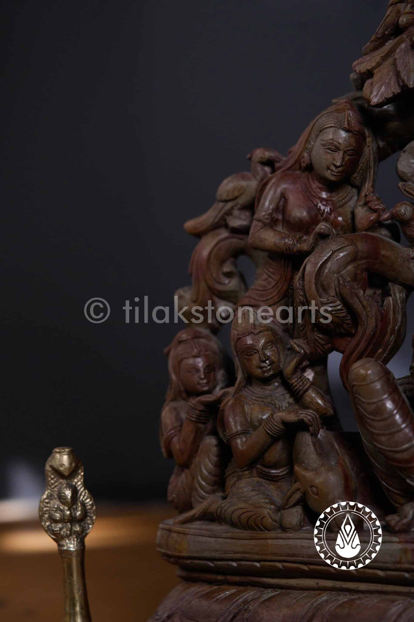 Radha Krishna Jugal Jodi 12" | Oakwood Stone