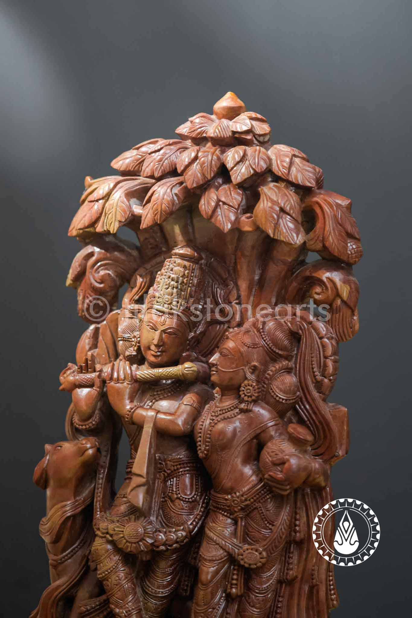 Radha Krishna 15" | Oakwood Stone