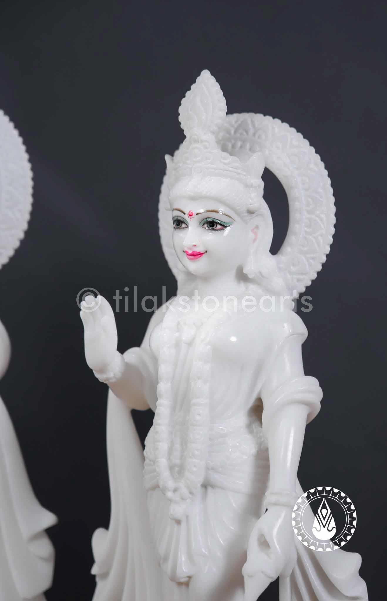 Radha Krishna 18" | Swiss White (Imported)