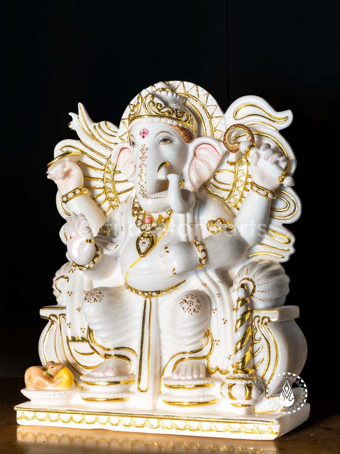 Ganesha 24" | Swiss White (Imported)