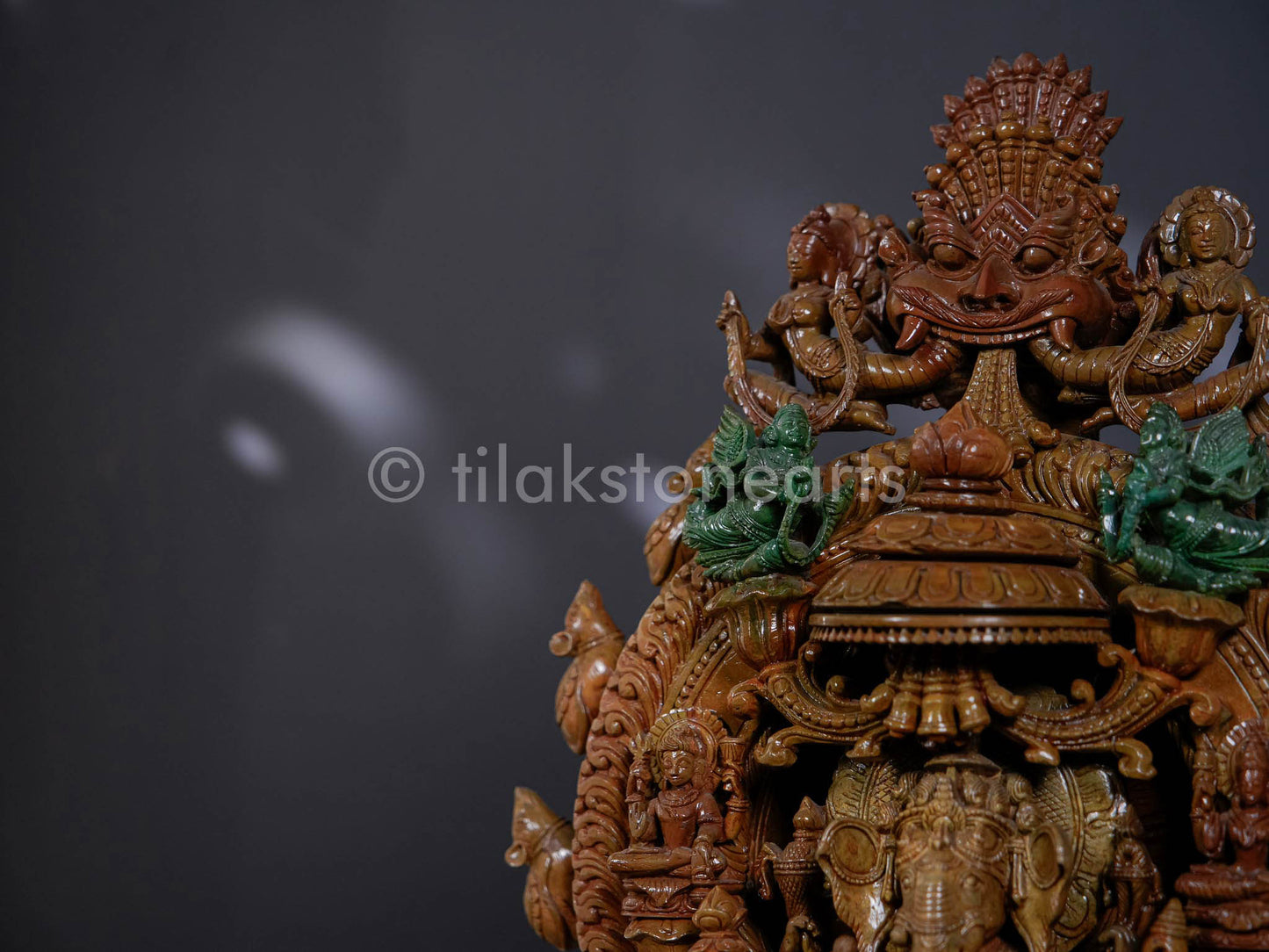 Vakratunda Darbar 18" | Oakwood Stone