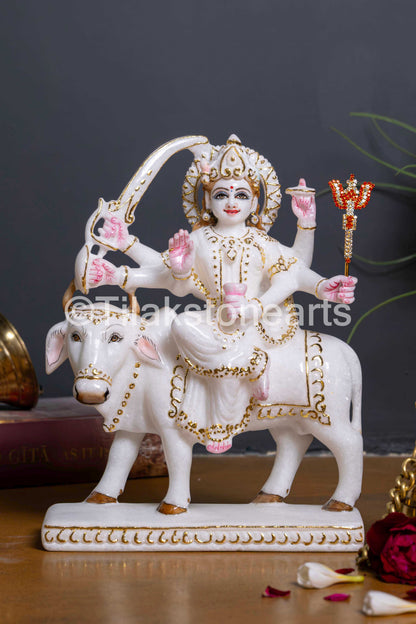 Umiya Mata 9" Vietnam Pure White Marble Idol