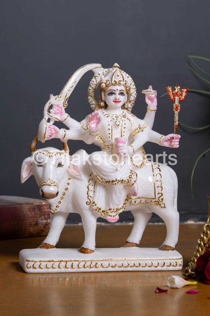Umiya Mata 9" Vietnam Pure White Marble Idol