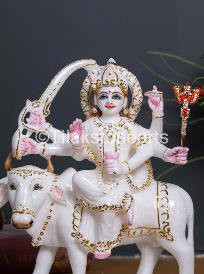 Umiya Mata 9" Vietnam Pure White Marble Idol
