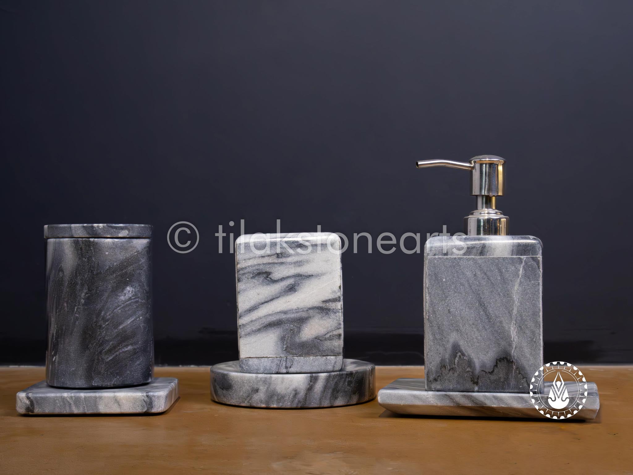 Bathroom Set 7" | Multiple Italian Stones