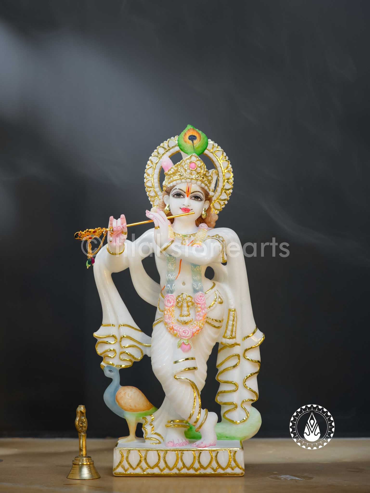 Krishna Ji 18" | Swiss White (Imported)