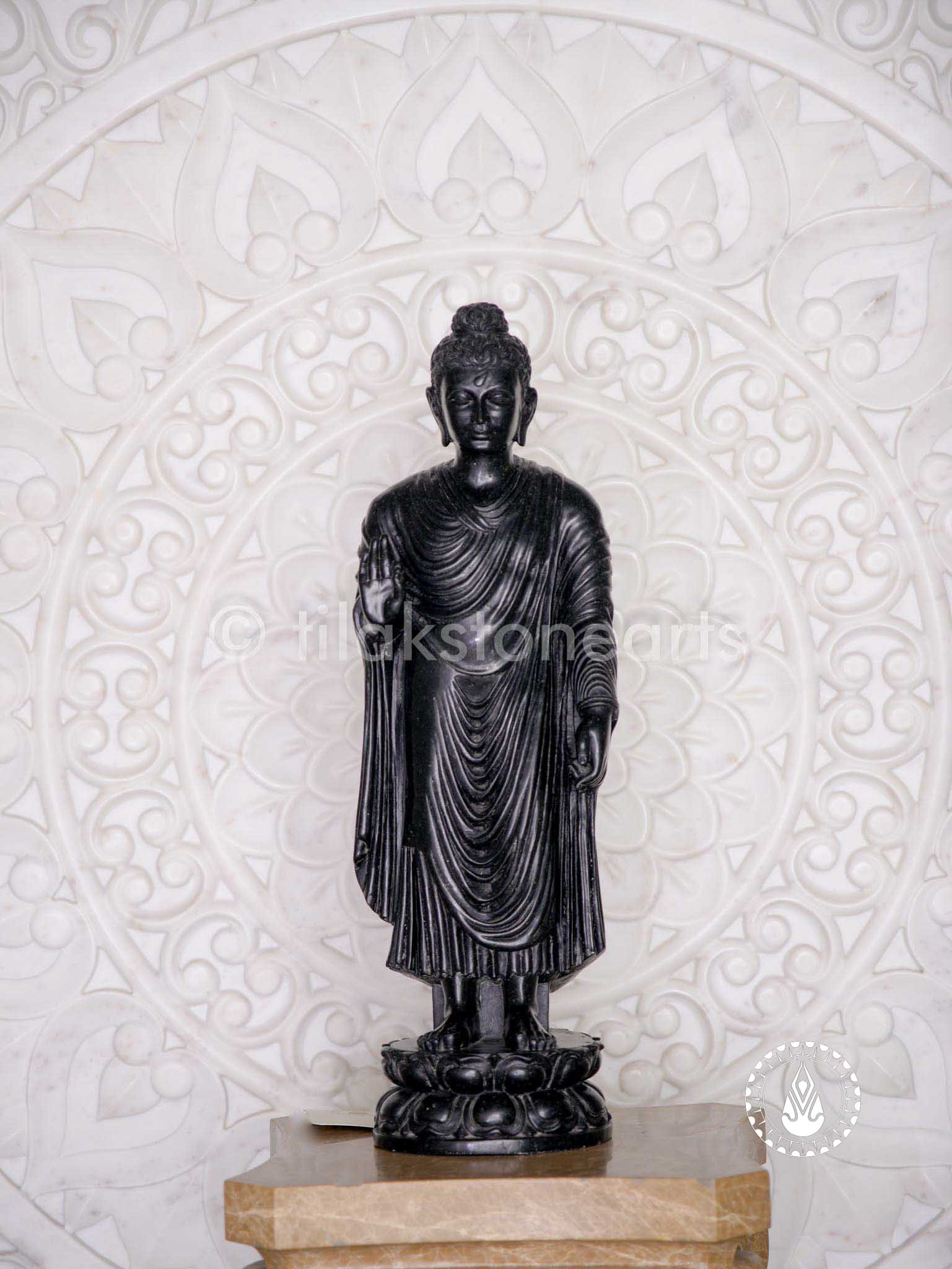 Buddha Ji 23" | Mid Night Black Stone