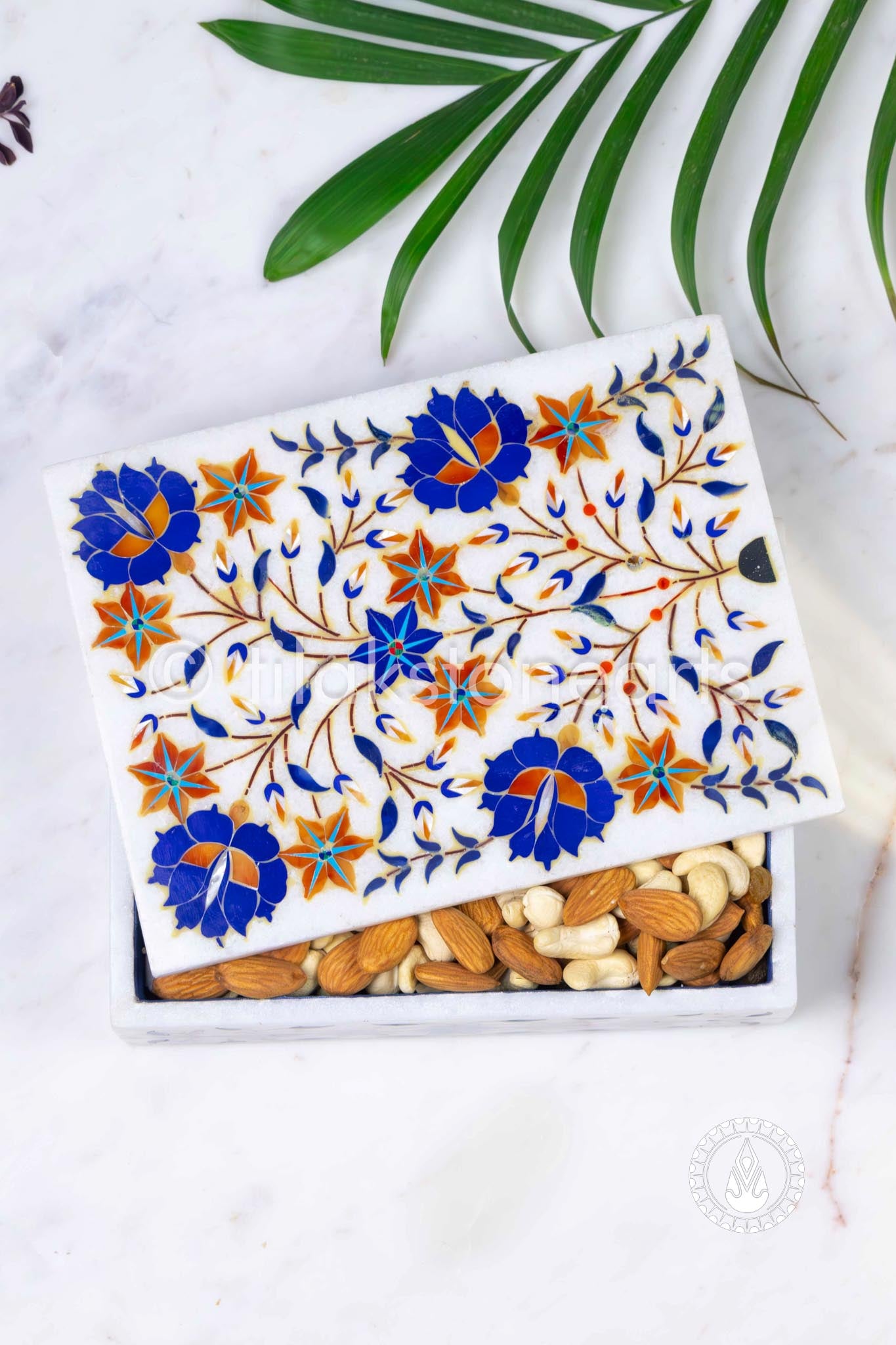 Dry Fruit Pots 3" | Inlay Stones