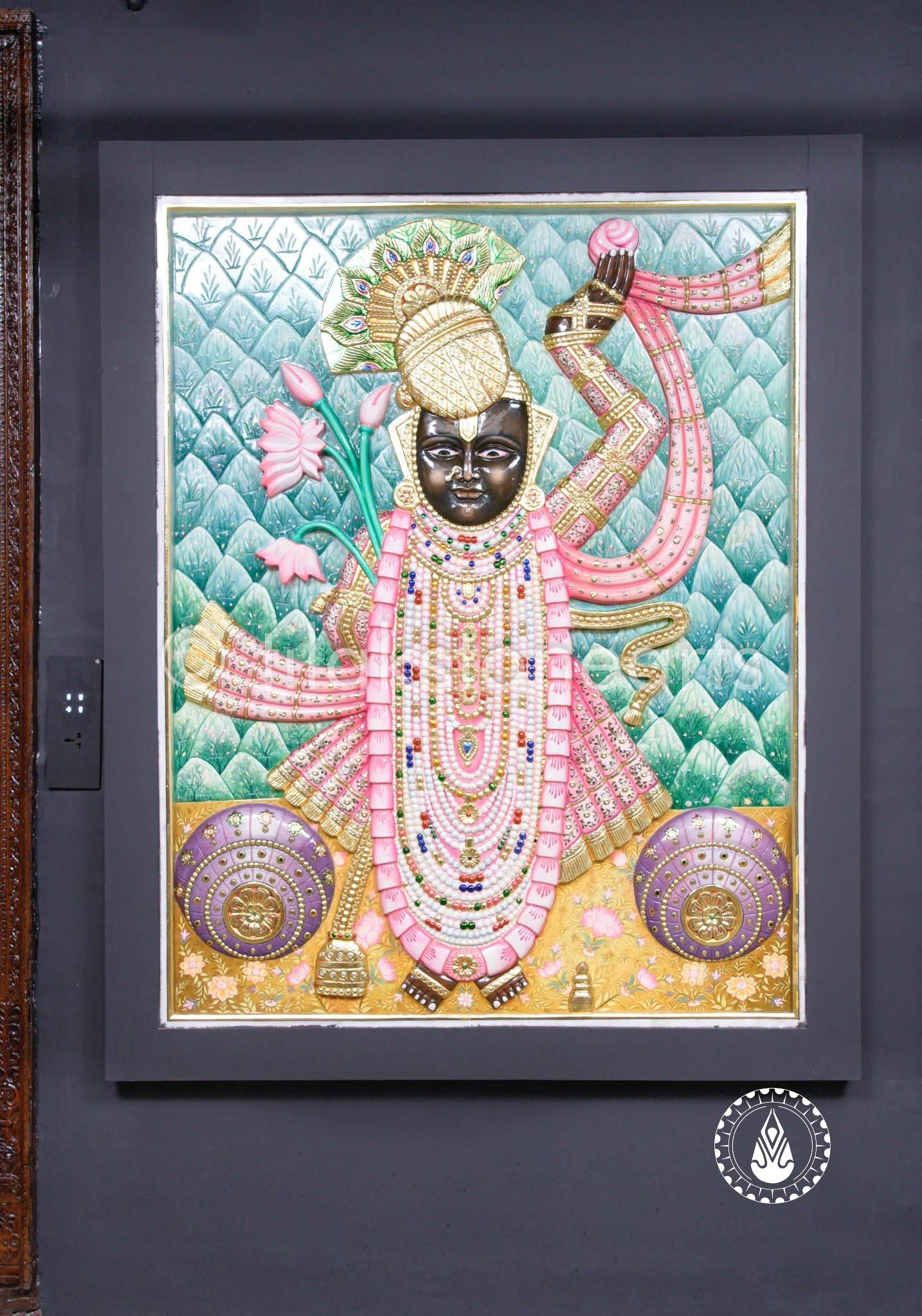 Shrinath Ji Panel 60" | Wonder White