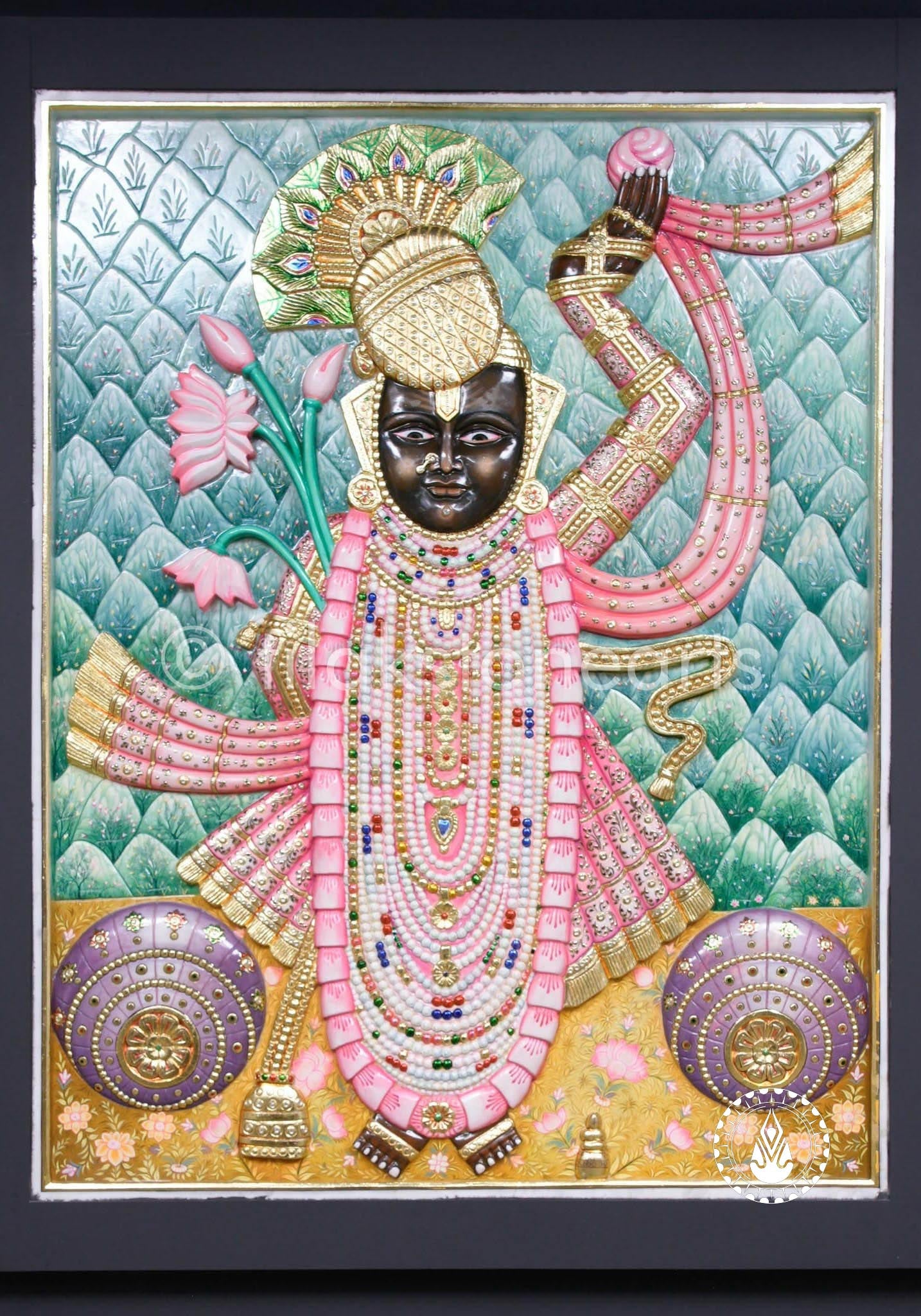 Shrinath Ji Panel 60" | Wonder White