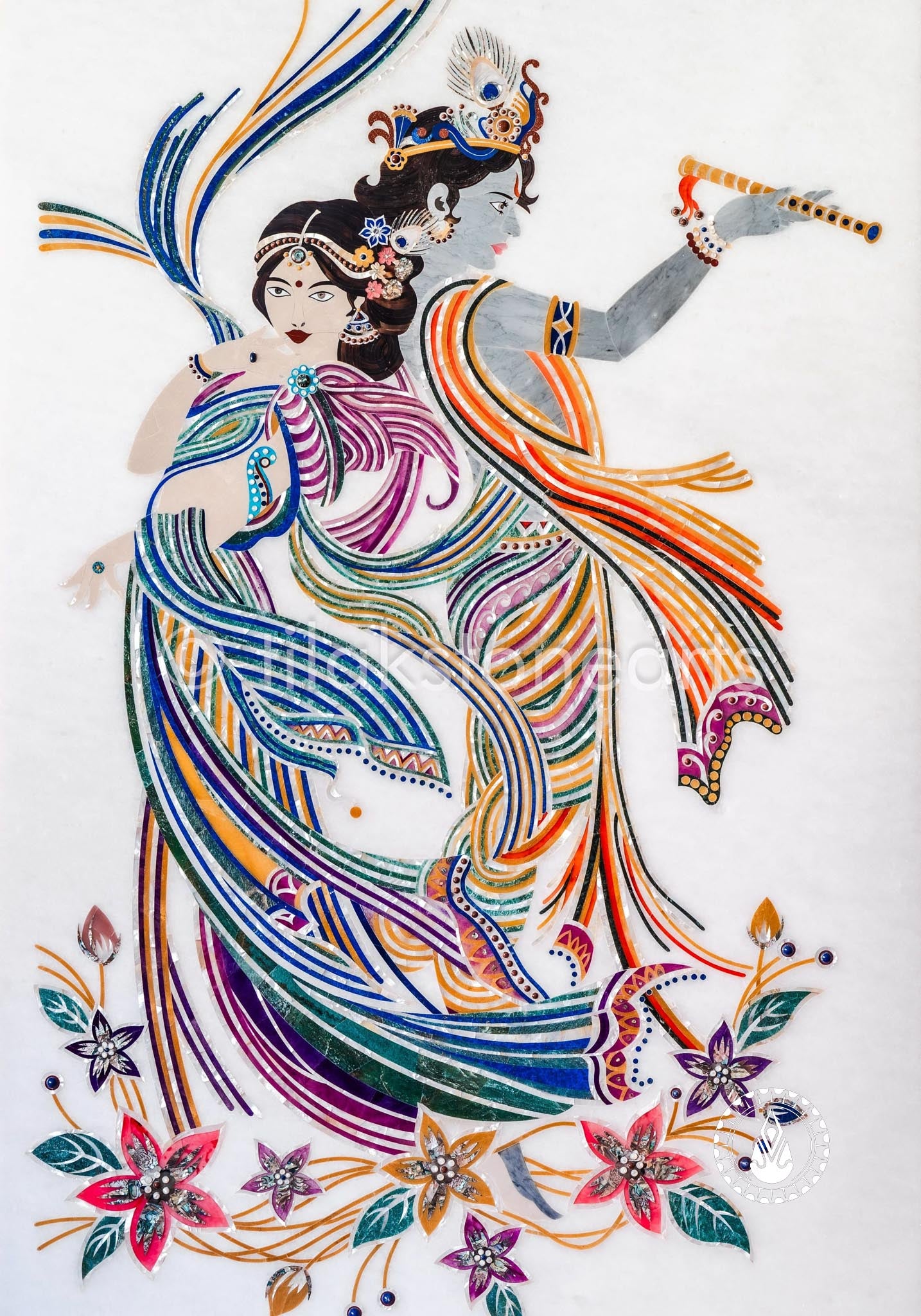 The Heavenly Dance 72" | Inlay  Stones