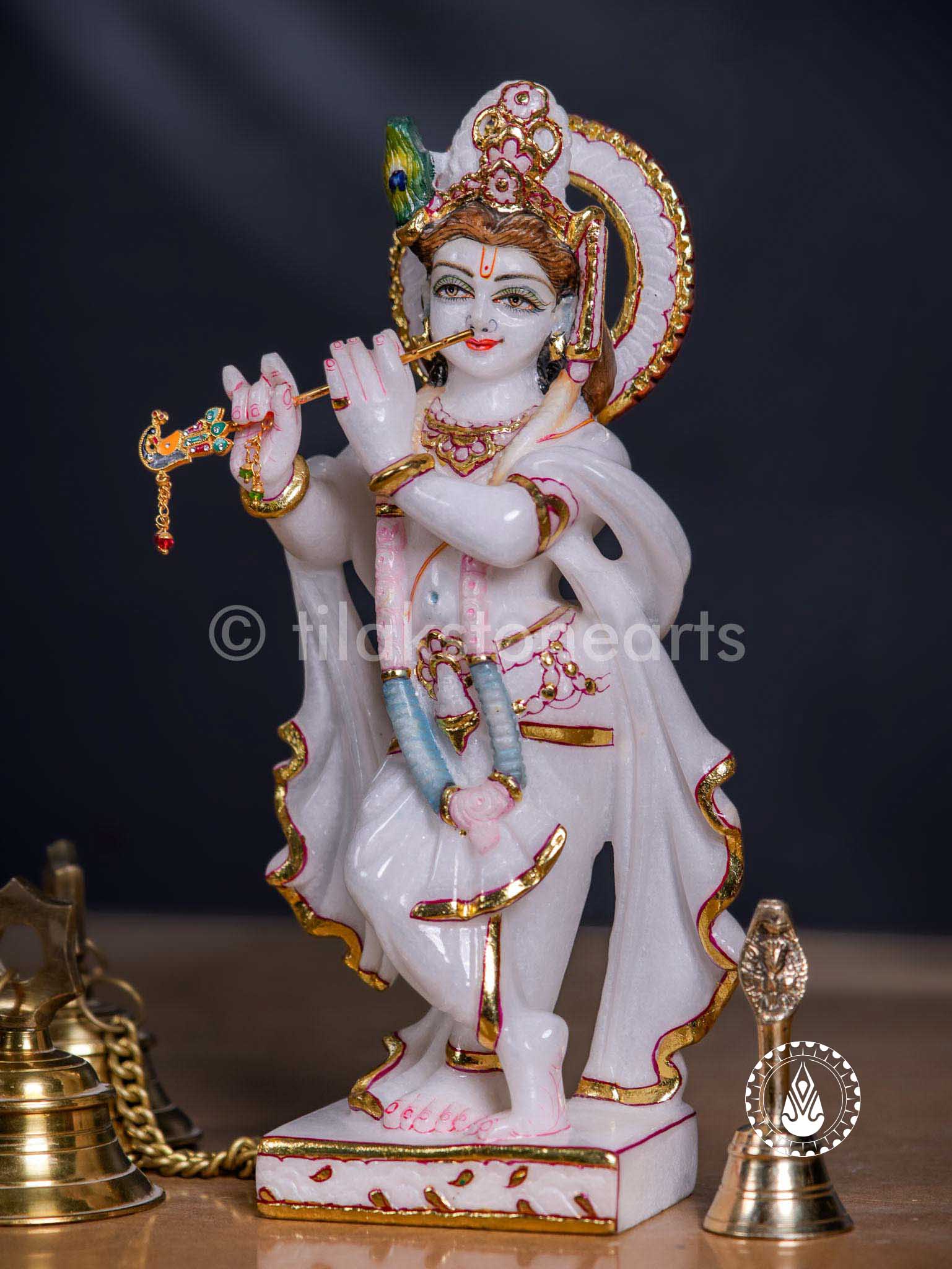 Krishna Ji 12" | Swiss White (Imported)