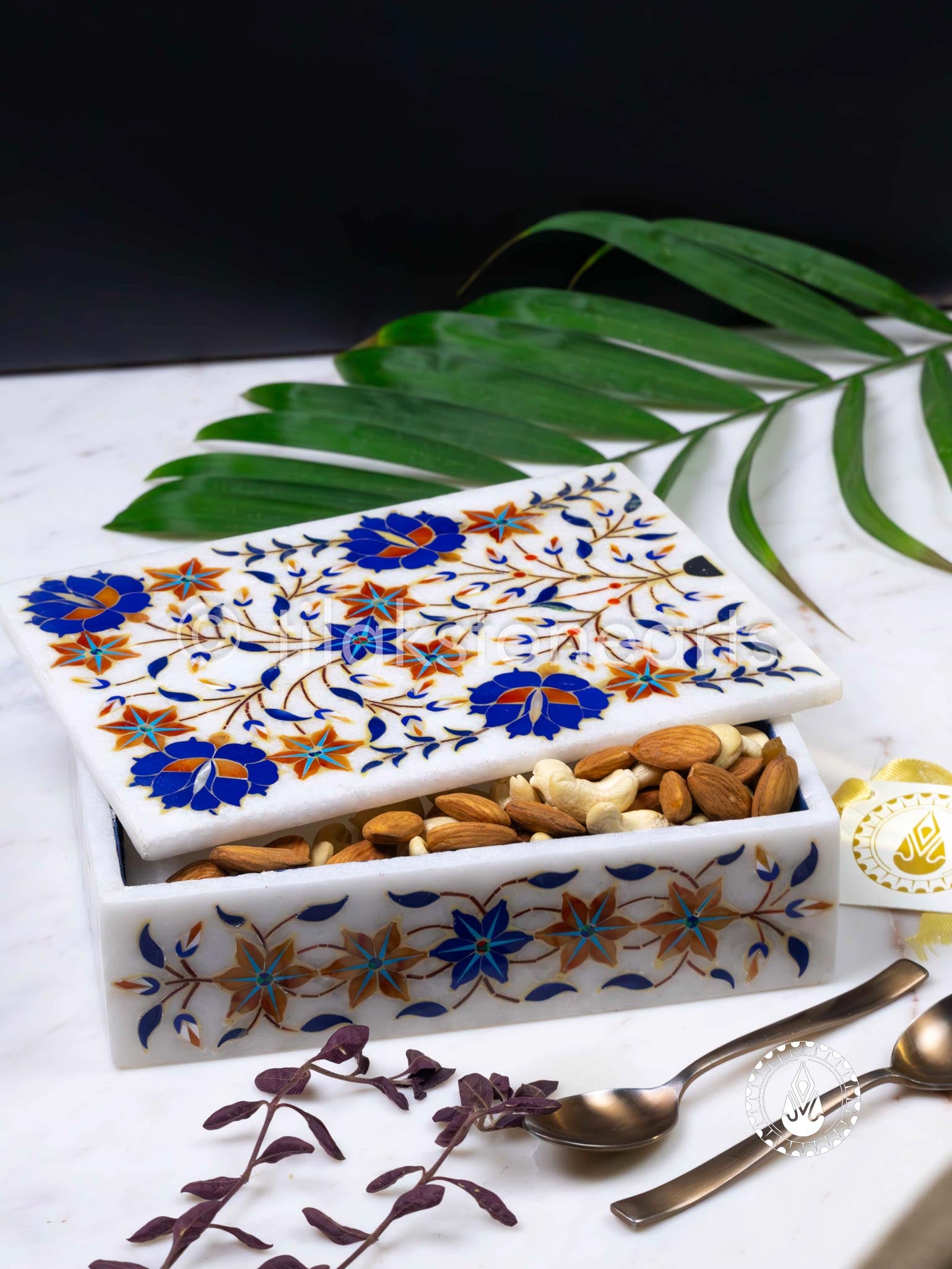 Dry Fruit Pots 3" | Inlay Stones