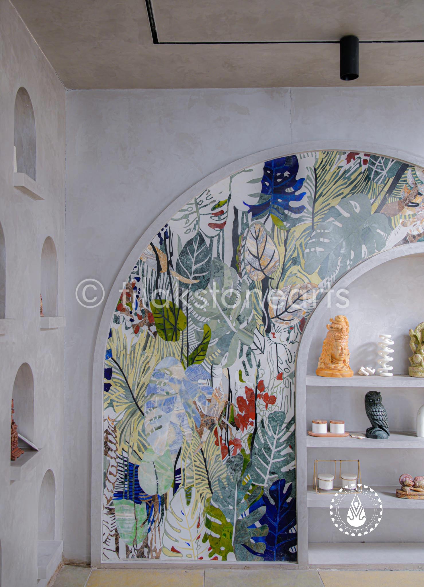 The Tropic Arch 86" | Inlay Stones