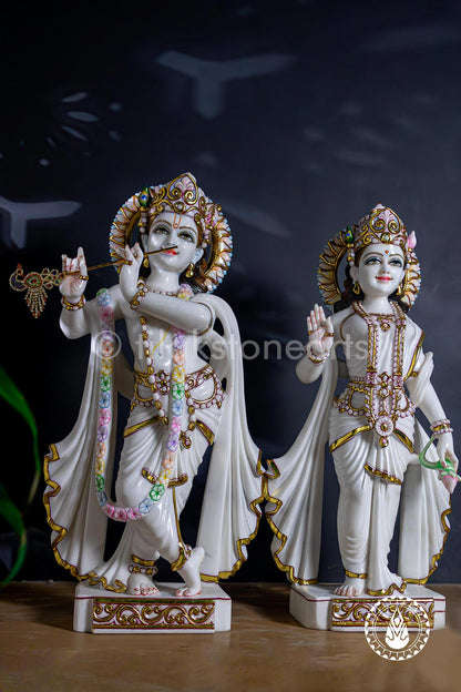 Radha Krishna 24" | Swiss White (Imported)
