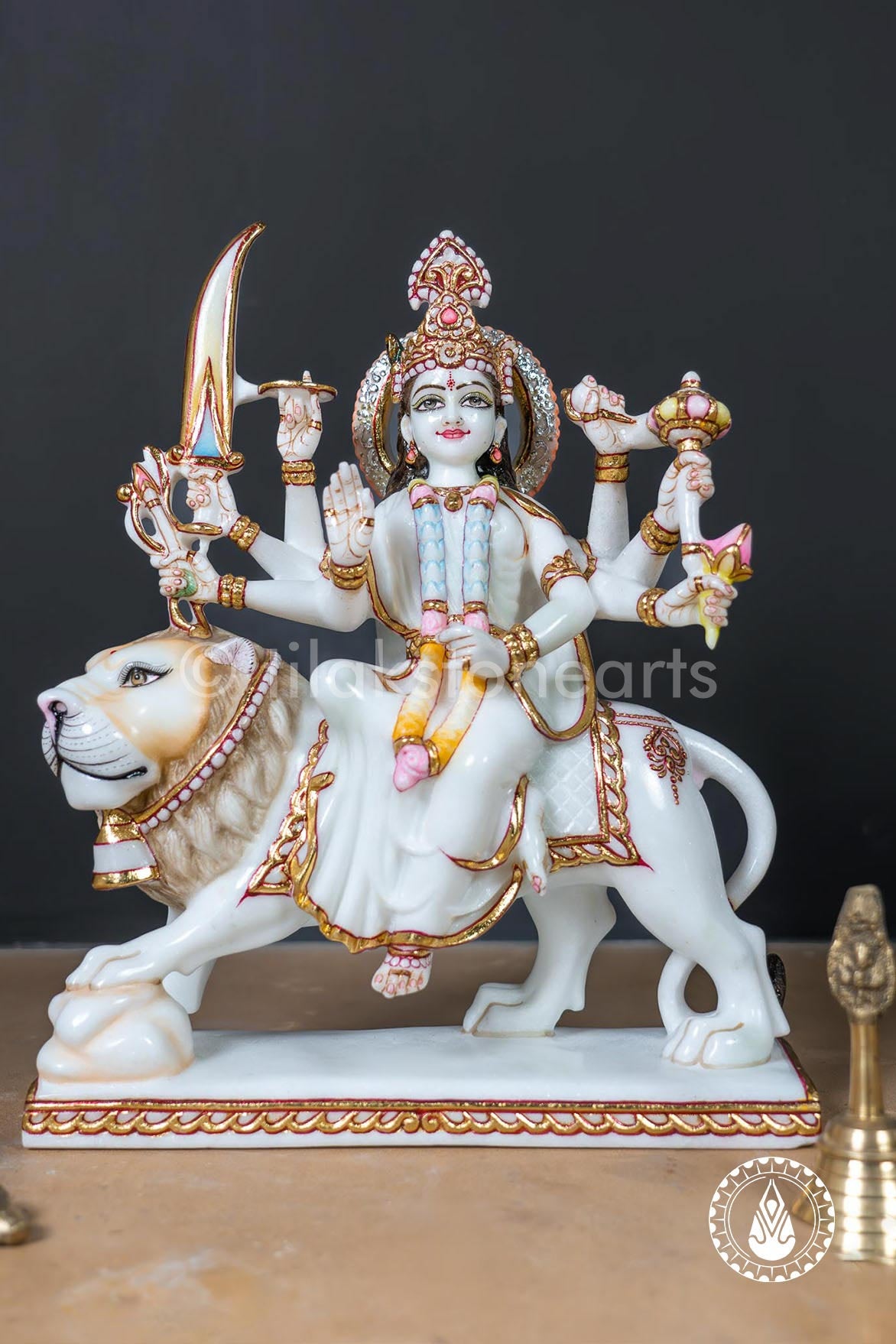 Durga Maa 12" | Swiss White (Imported)