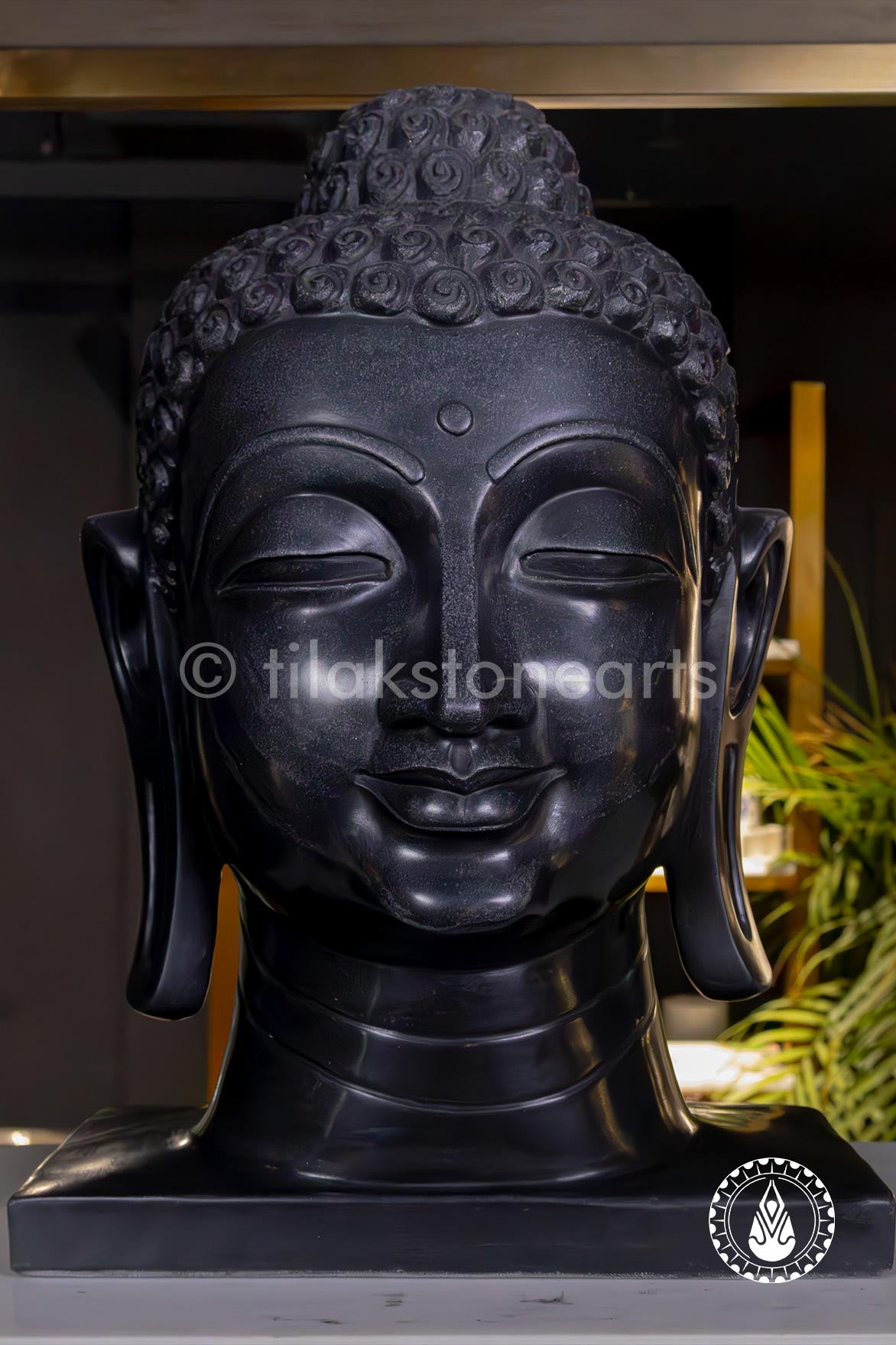 Buddha Ji 18" | Mid Night Black Stone