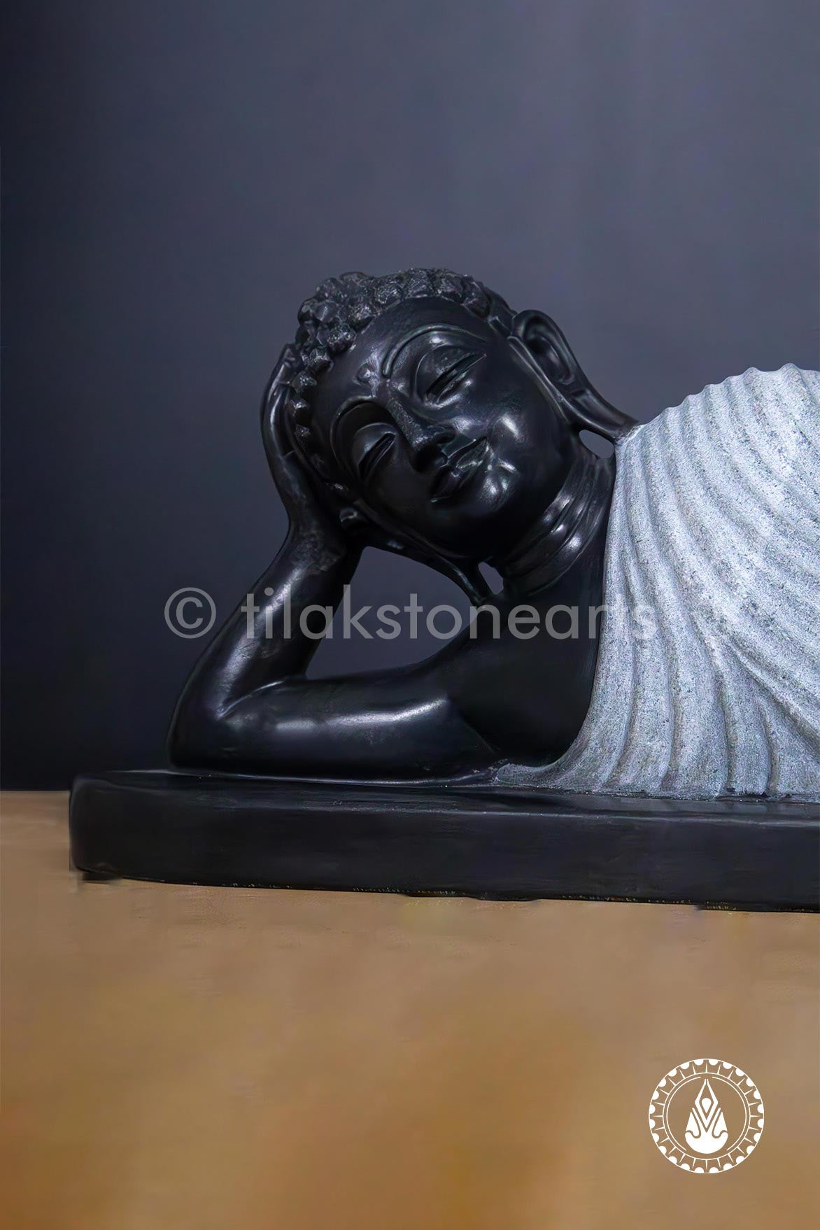 Buddha JI 9" | Mid Night Black Stone