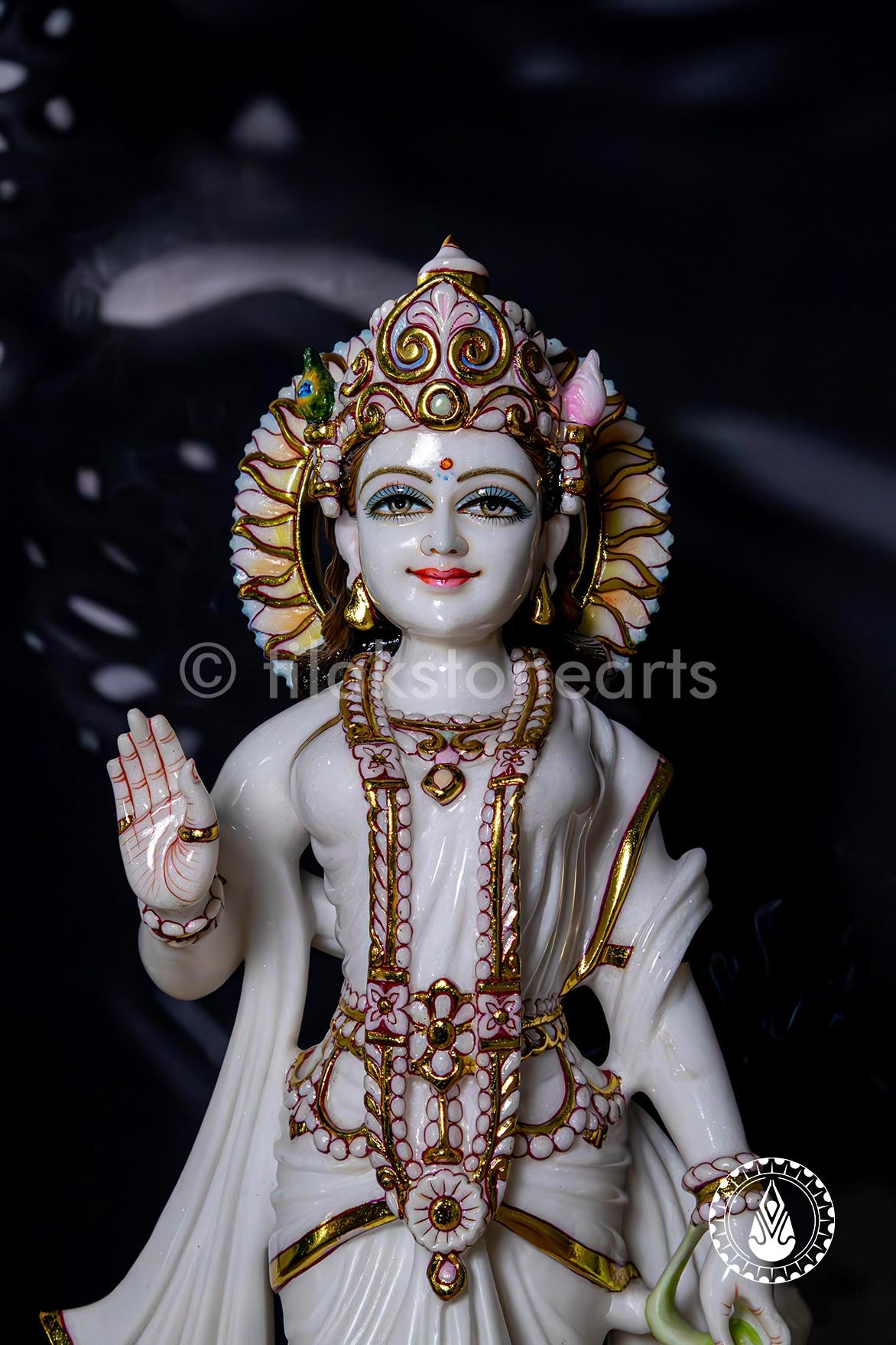 Radha Krishna 24" | Swiss White (Imported)