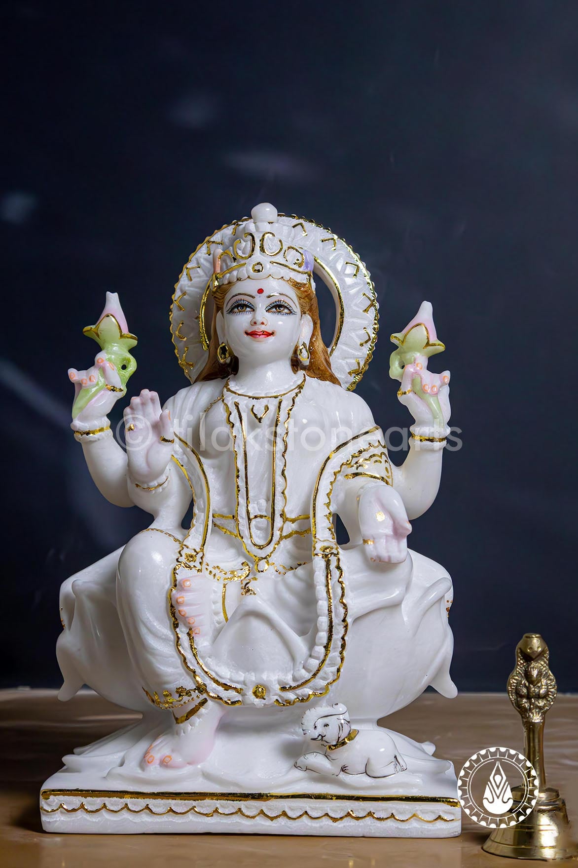 Laxmi Maa 12" | Swiss White (Imported)